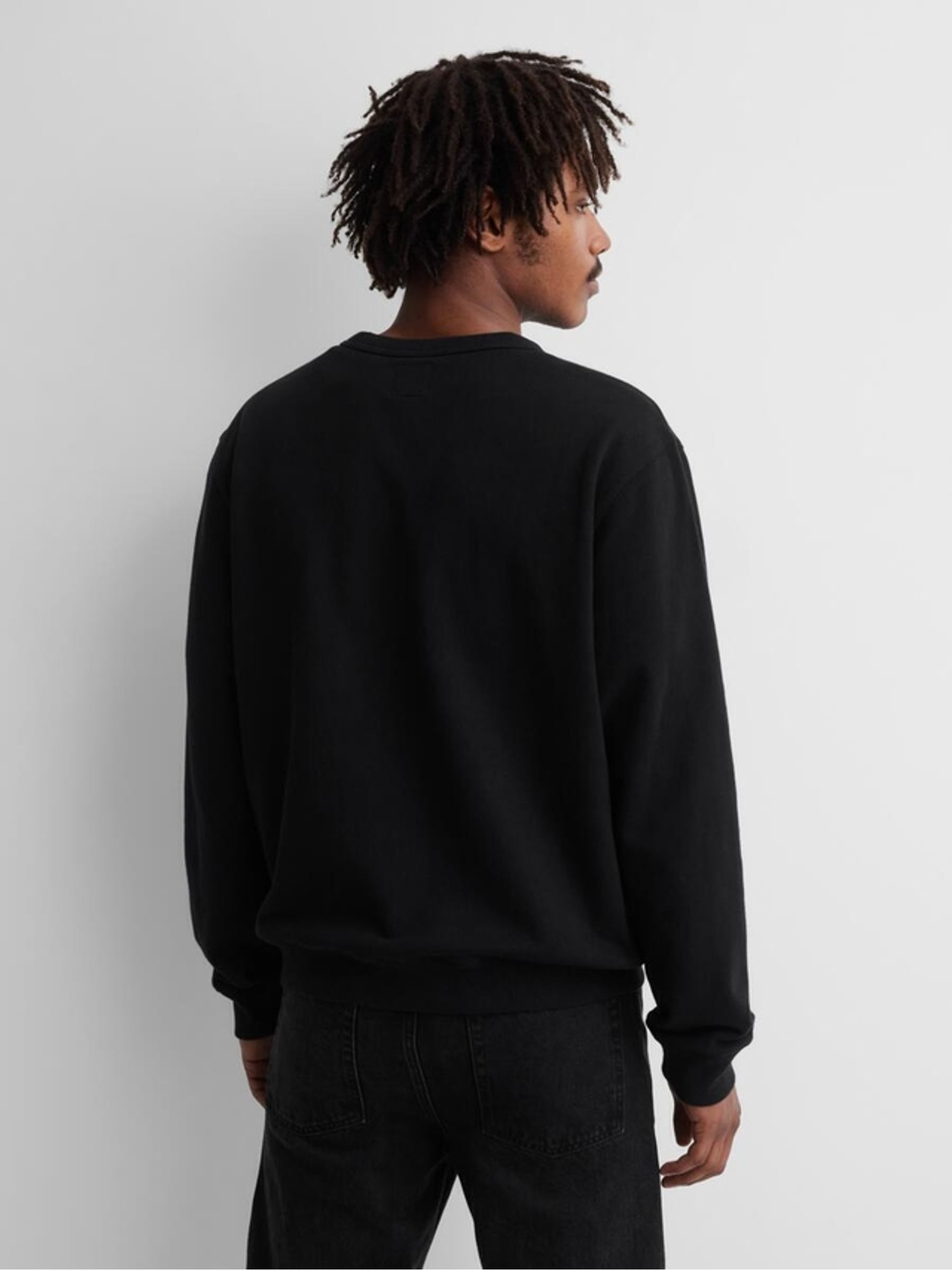 Gap x A.P.C Black Heavyweight Logo Sweatshirt - Image 2 of 6