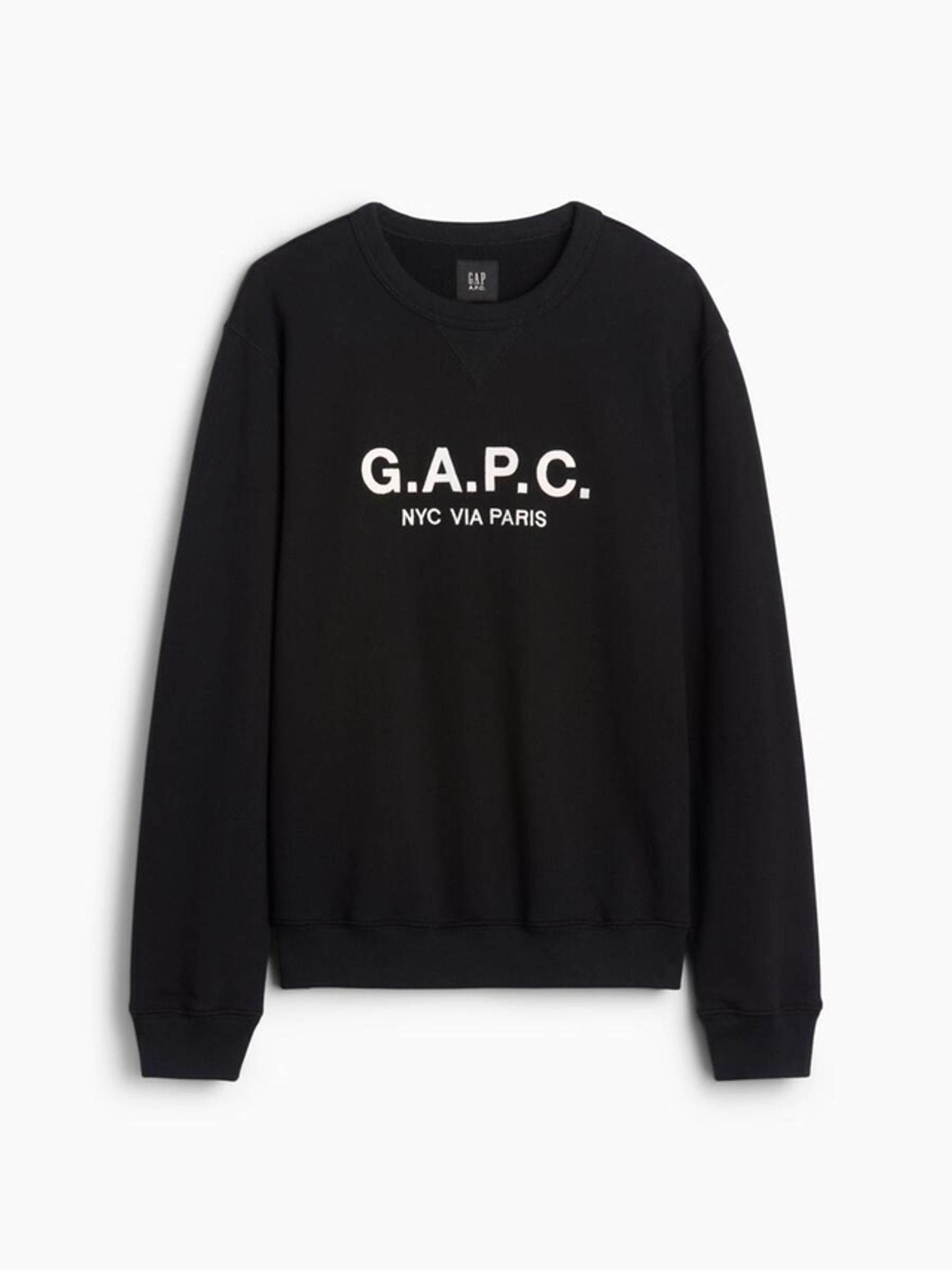 Gap x A.P.C Black Heavyweight Logo Sweatshirt - Image 5 of 6