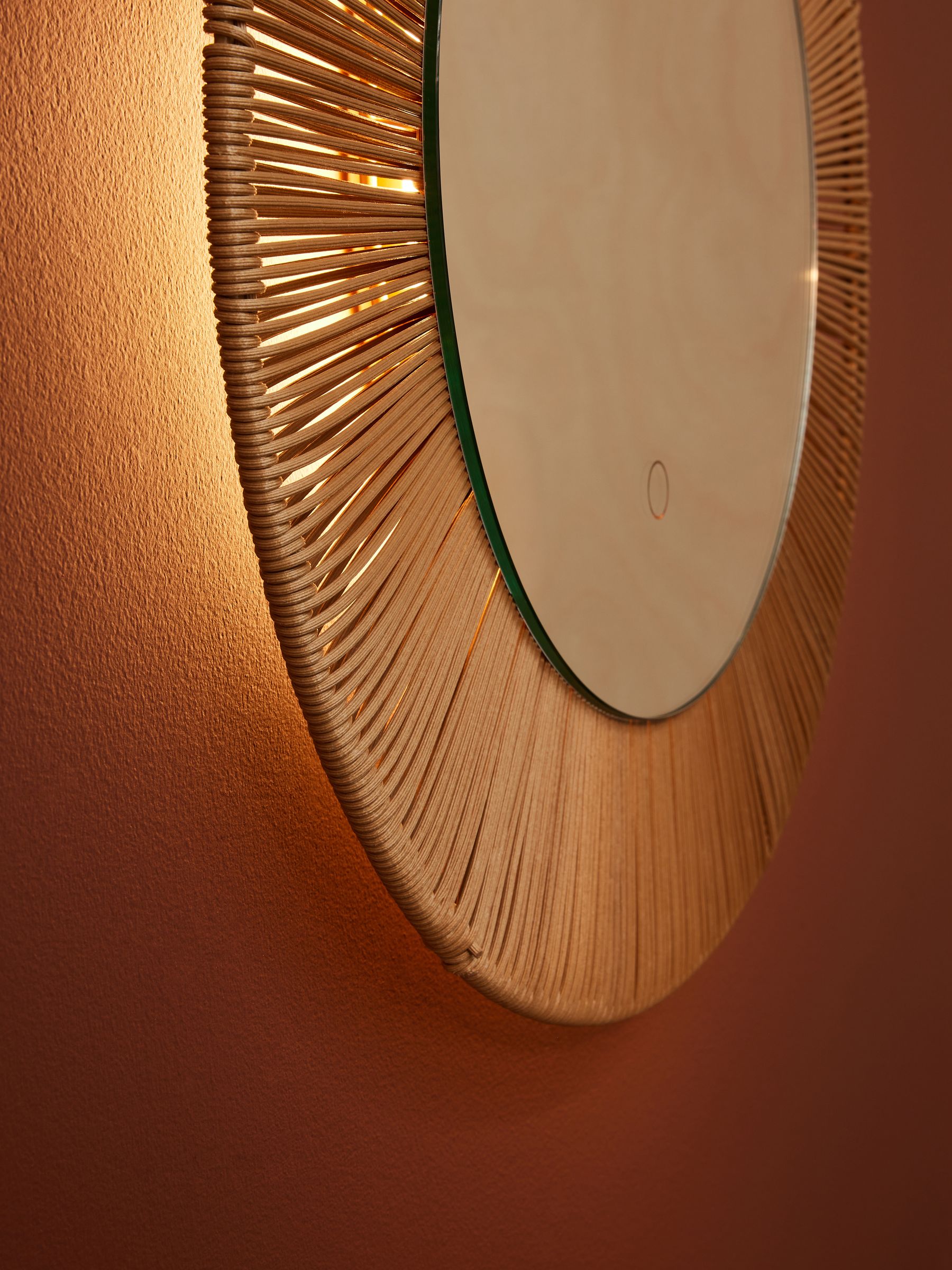 Grady LED Lit Mirror in Natural - Image 3 of 4