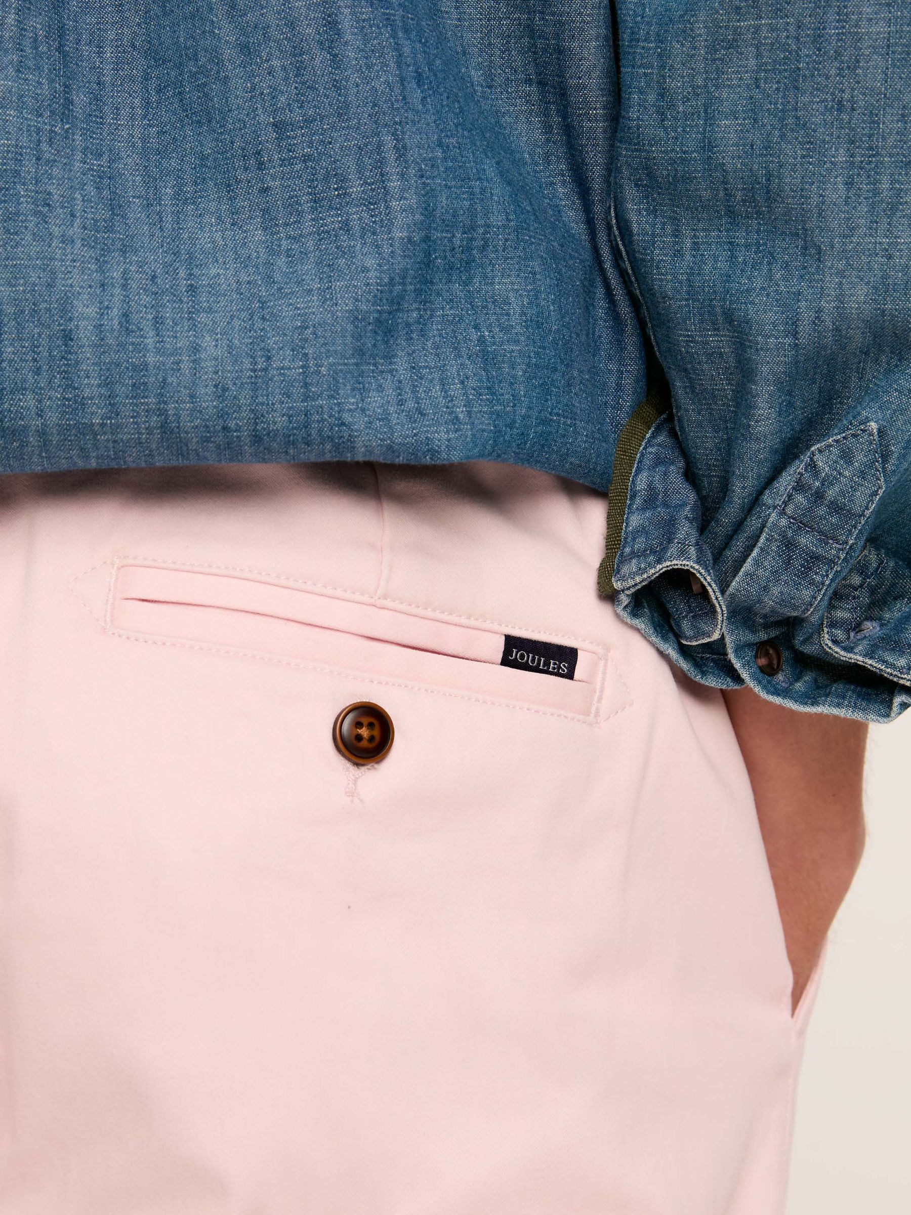 Stamford Light Pink Slim Fit Chinos - Image 7 of 8