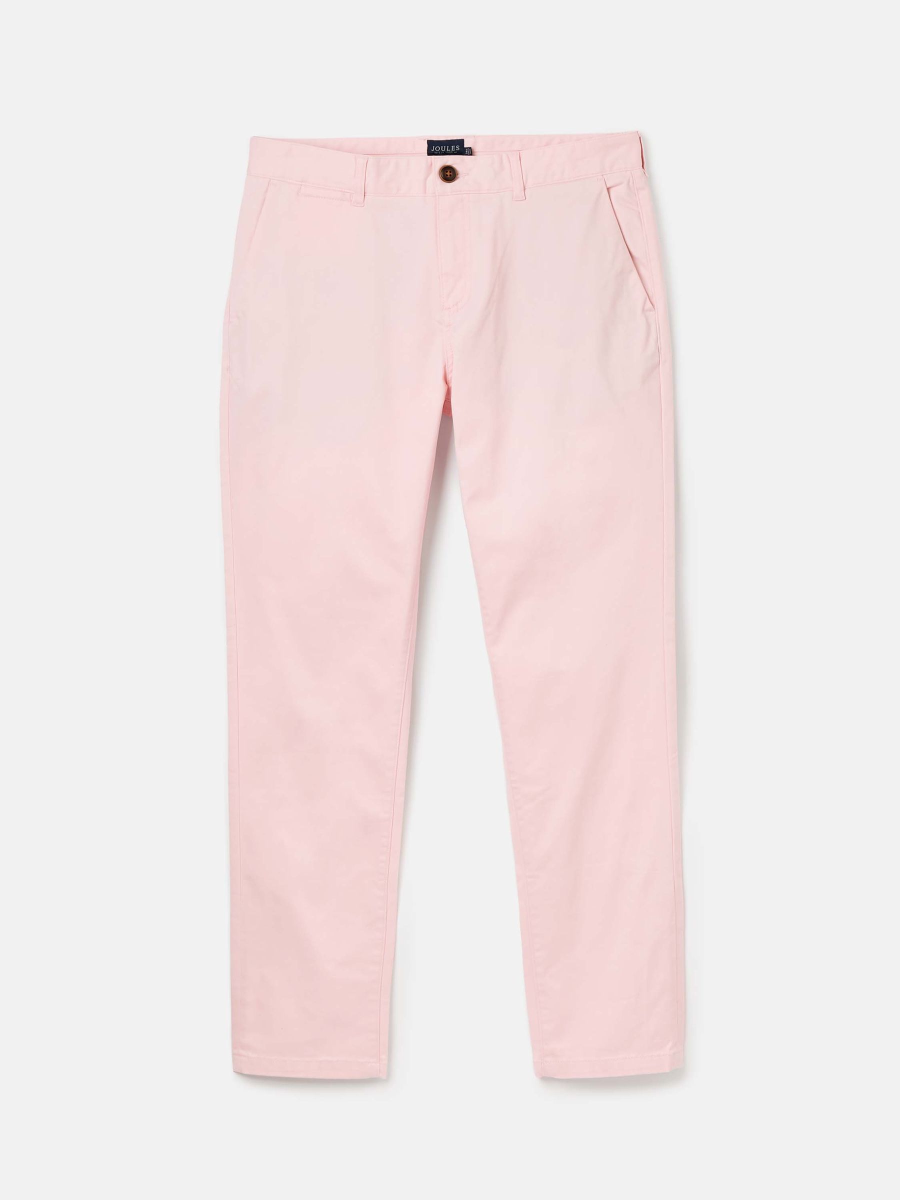 Stamford Light Pink Slim Fit Chinos - Image 8 of 8