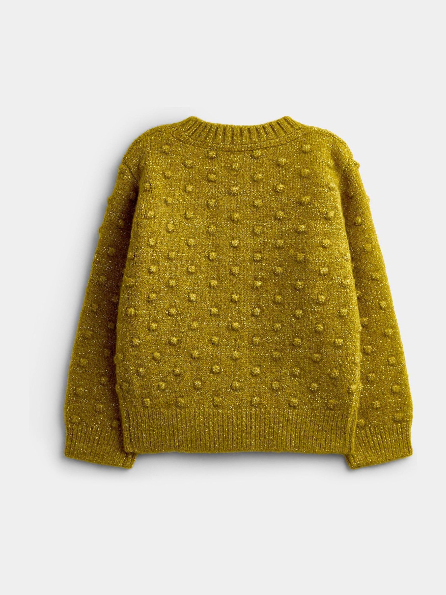 Olive Green Mistletoe Embroidered Cardigan - Image 2 of 4