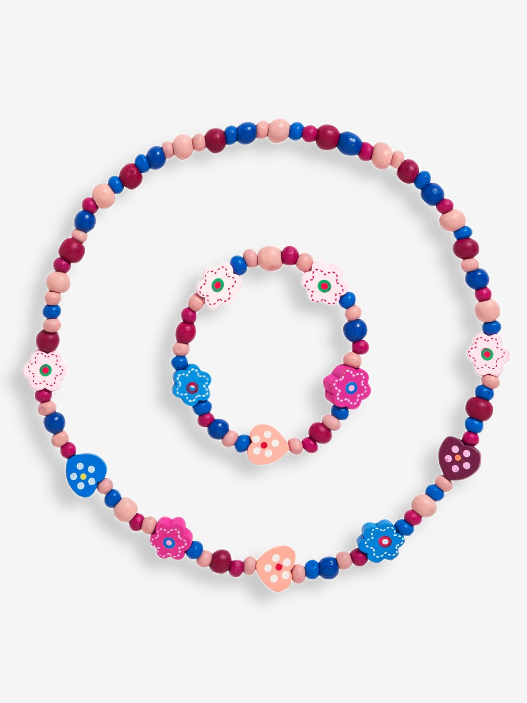 Pink/Blue Toddler Necklace Set - Image 1 of 1