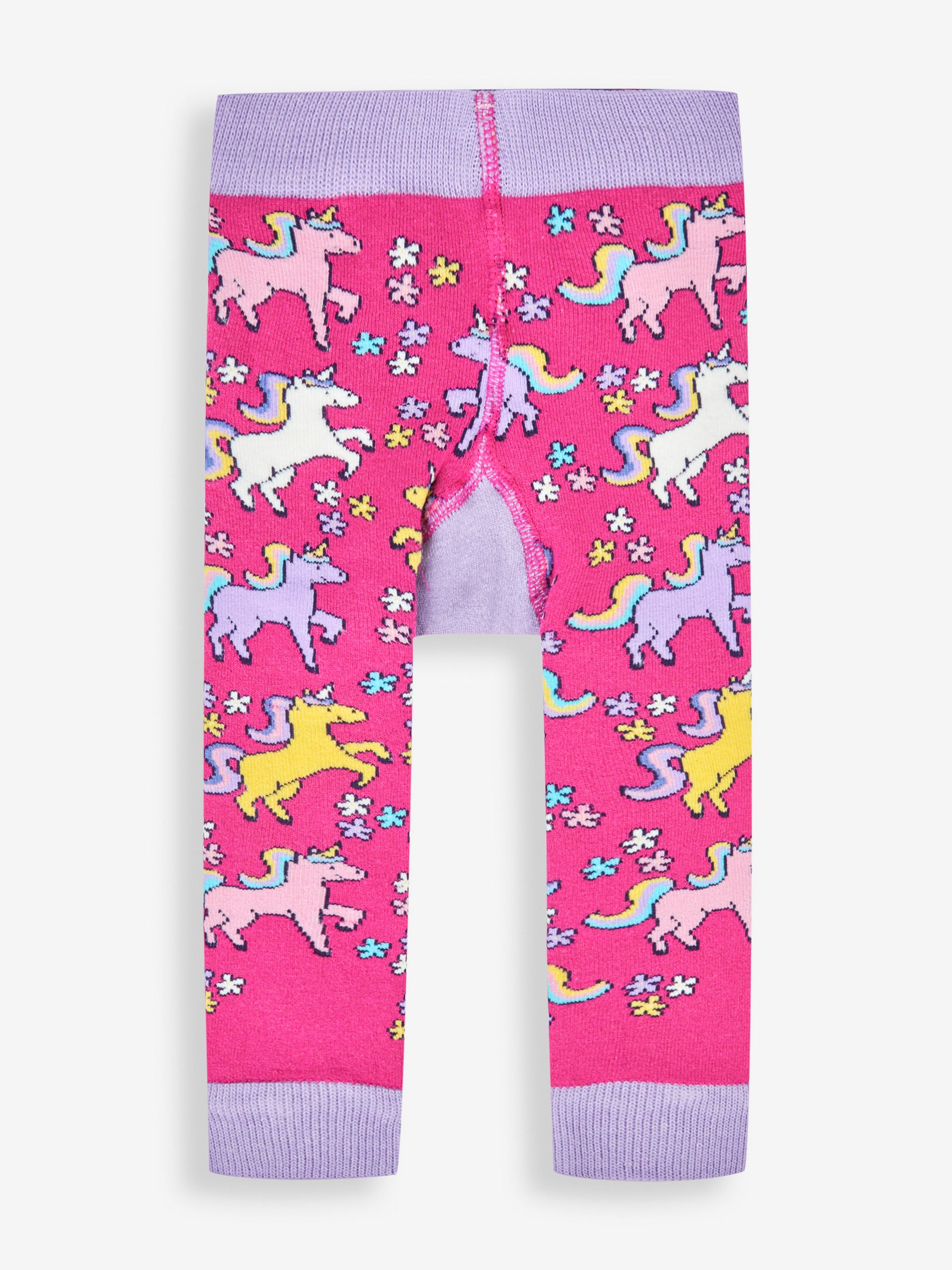 Lilac Purple Unicorn Extra Thick Leggings - Image 2 of 2
