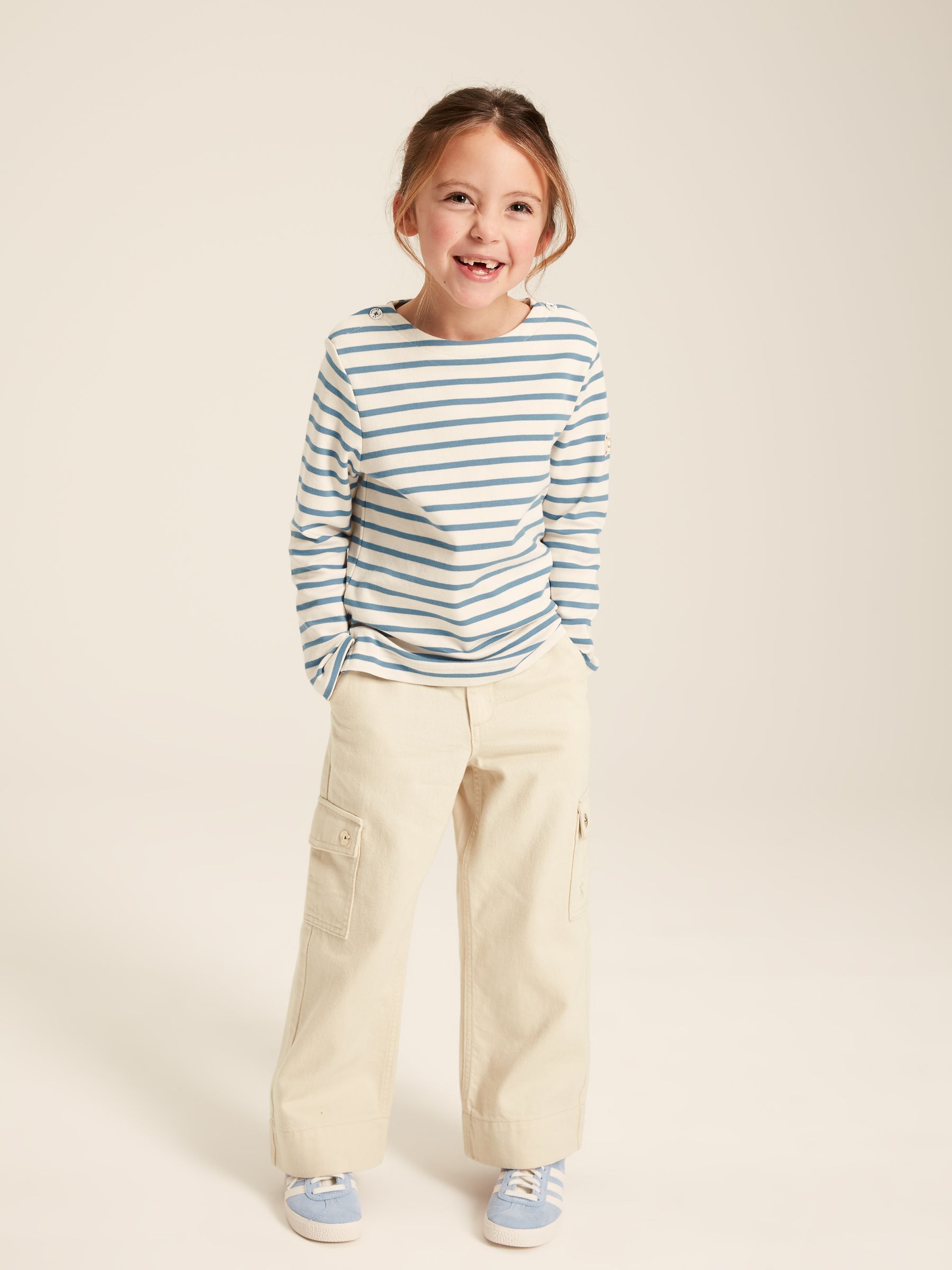 Georgia Beige Cargo Wide Leg Trousers - Image 3 of 11