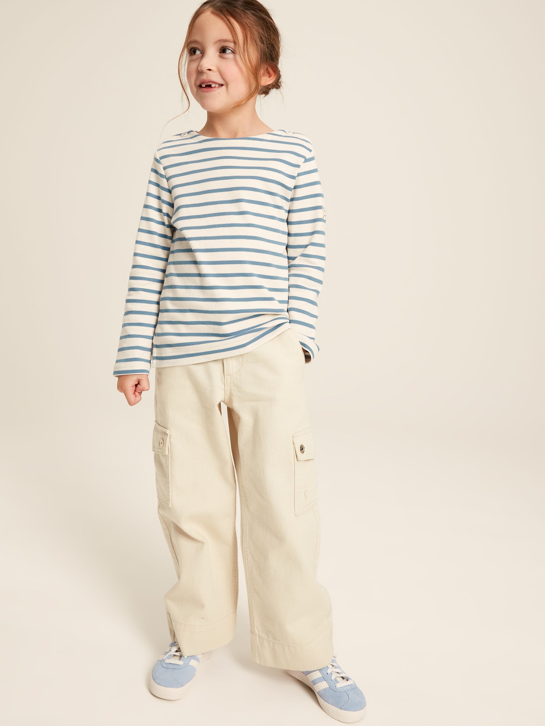 Georgia Beige Cargo Wide Leg Trousers - Image 5 of 11