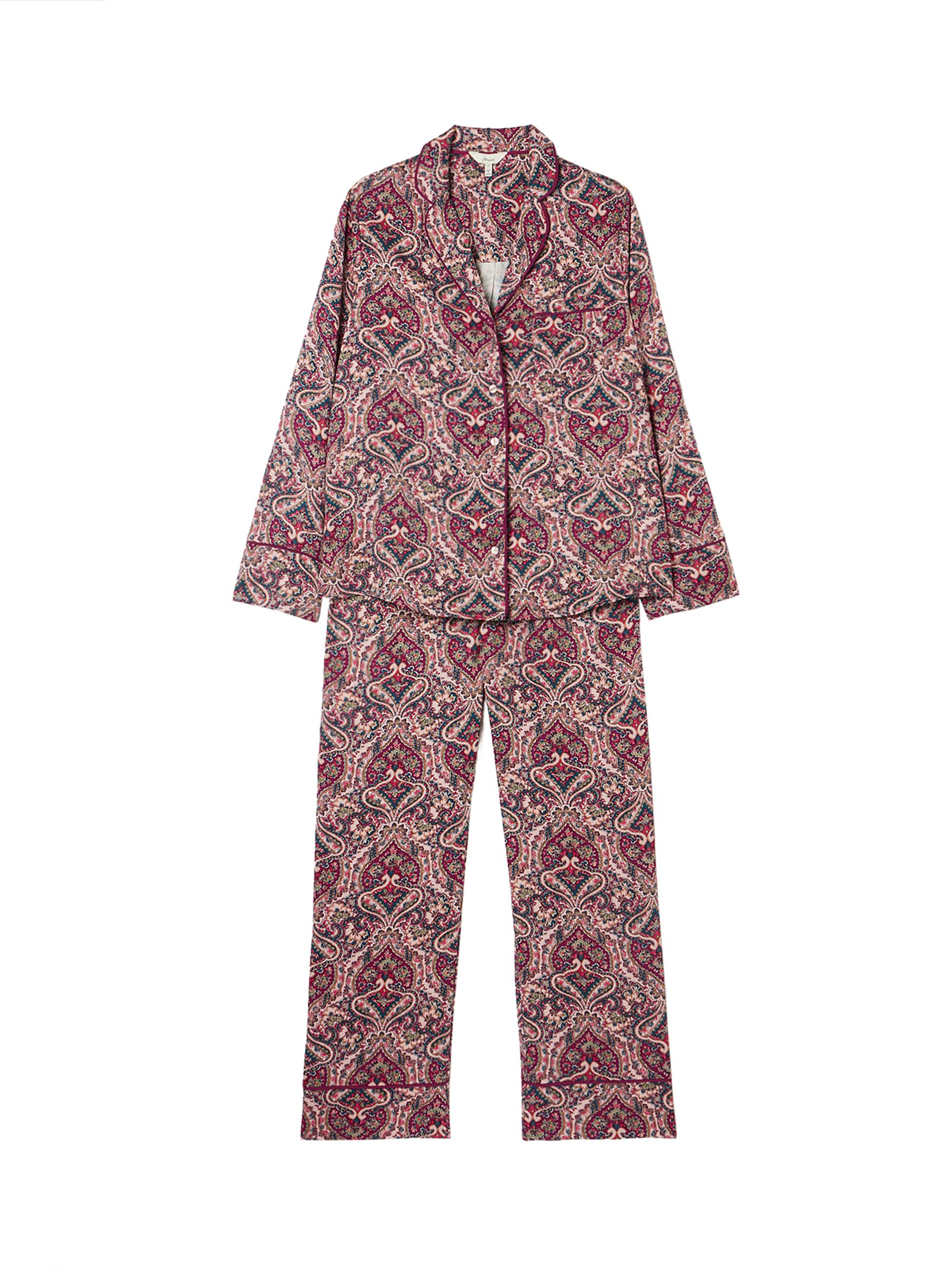 Alma Dark Pink Paisley Pyjama Set - Image 6 of 6
