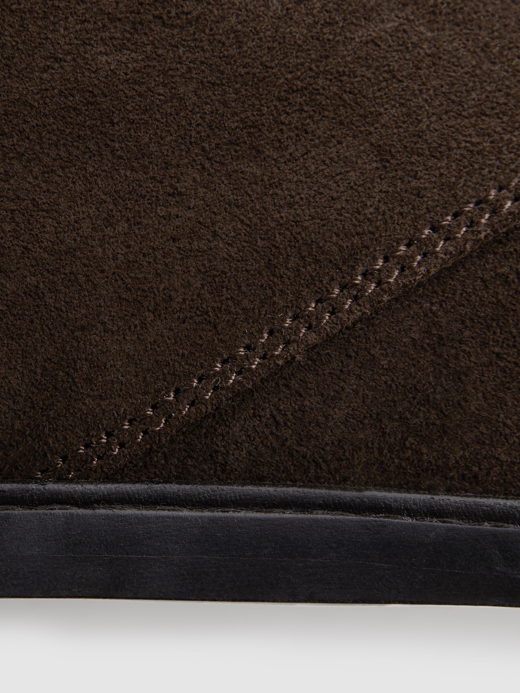 Suede Chukka Boots in Dark Brown - Image 4 of 6