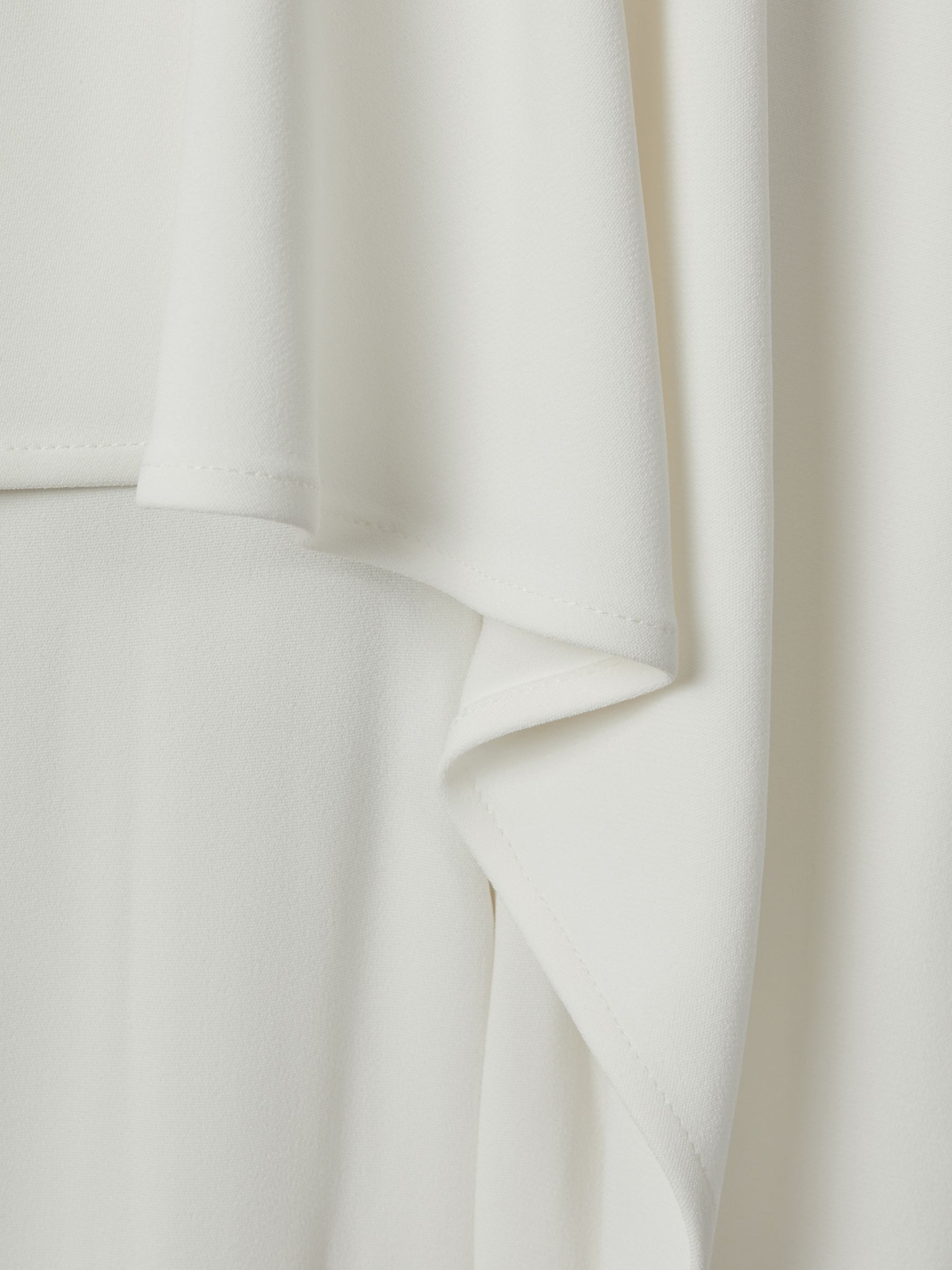 Atelier Drape Front Bridal Jumpsuit in Ivory - Image 5 of 5