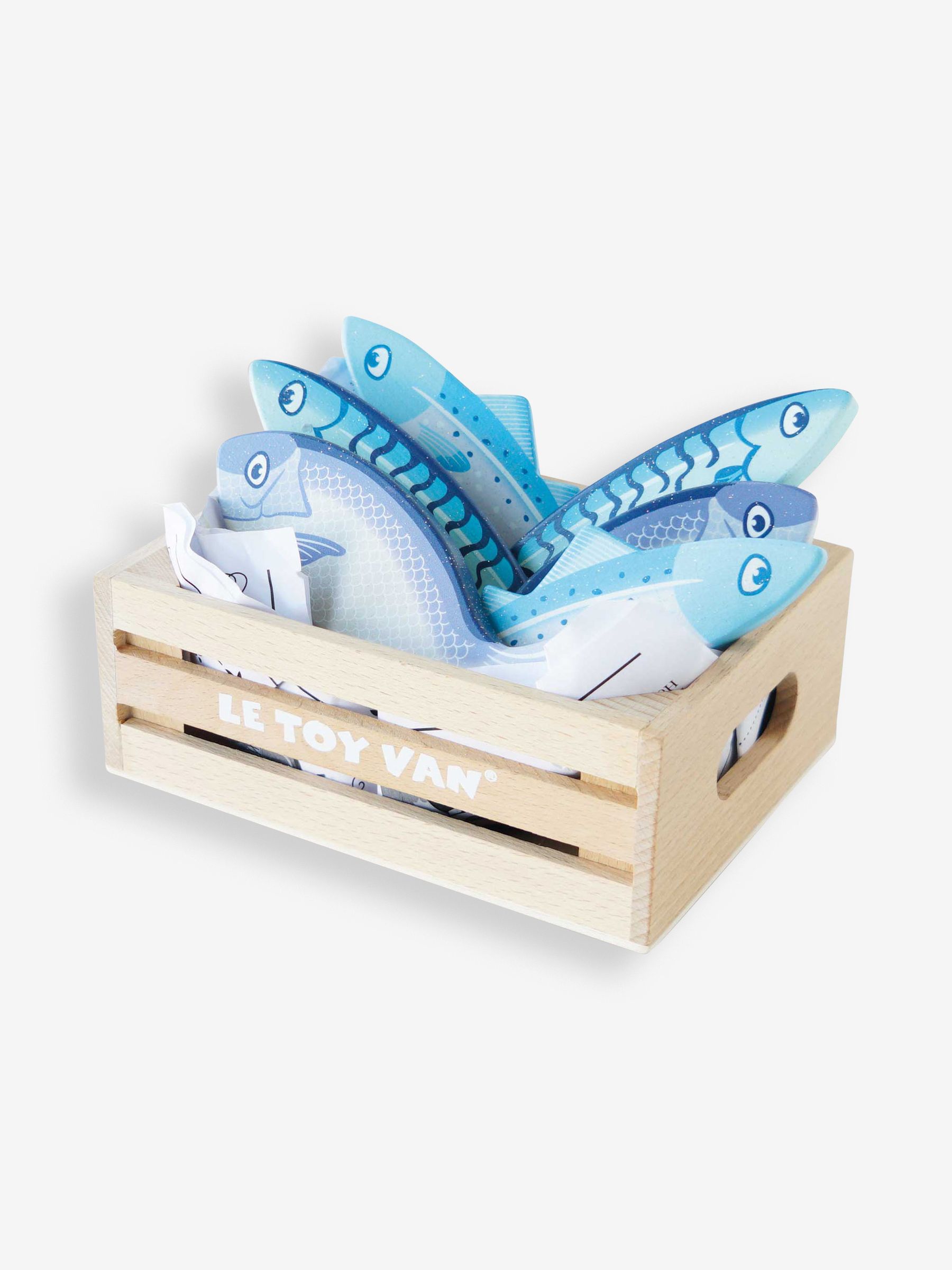 Le Toy Van Honeybake Market Fresh Fish Crate - Image 1 of 4