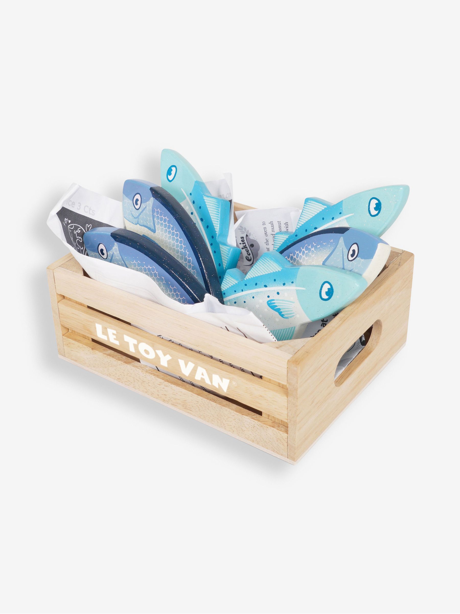 Le Toy Van Honeybake Market Fresh Fish Crate - Image 2 of 4