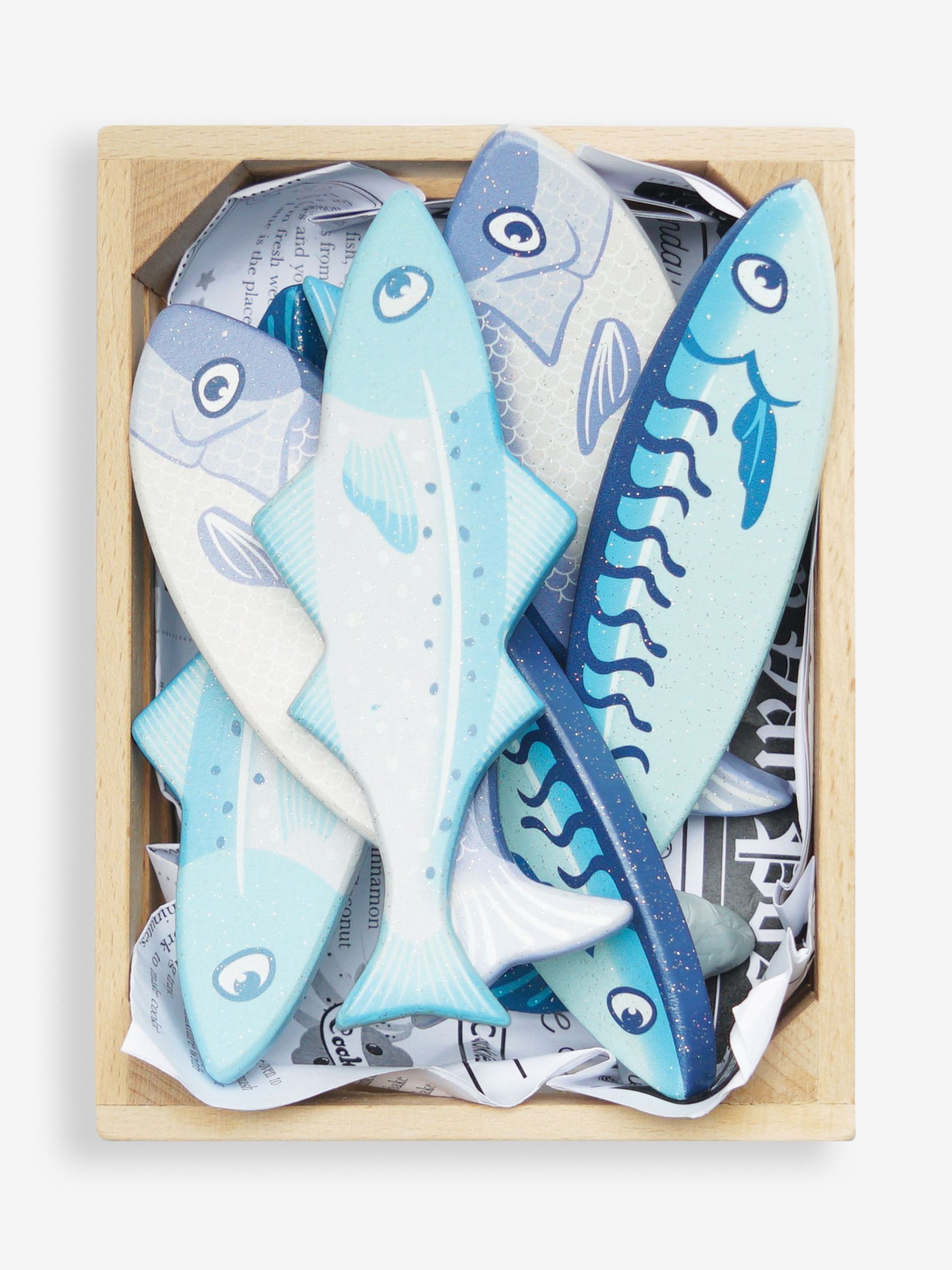 Le Toy Van Honeybake Market Fresh Fish Crate - Image 3 of 4