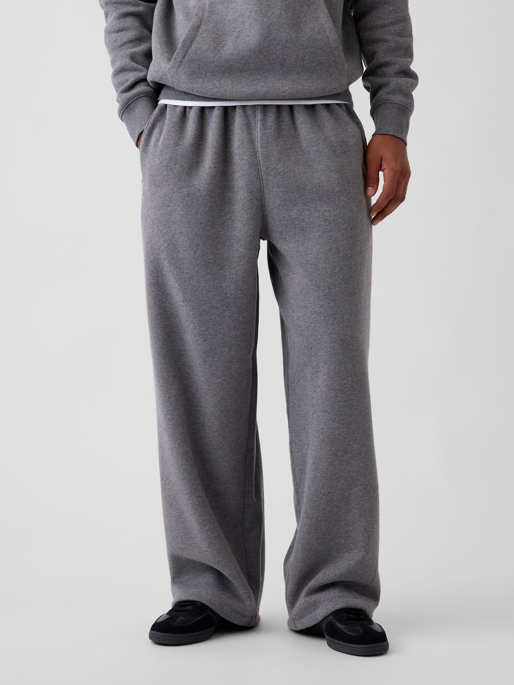 Dark Grey Vintage Soft Baggy Joggers - Image 1 of 5