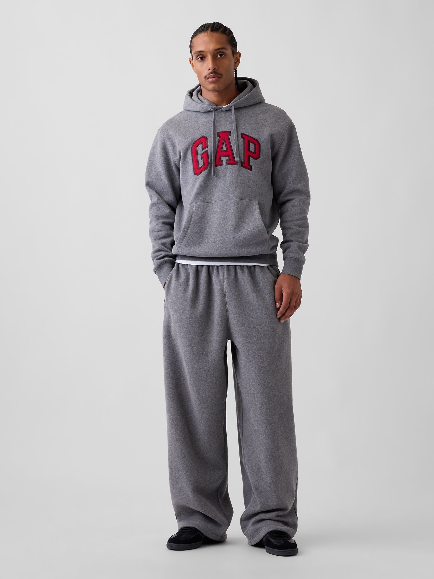 Dark Grey Vintage Soft Baggy Joggers - Image 3 of 5