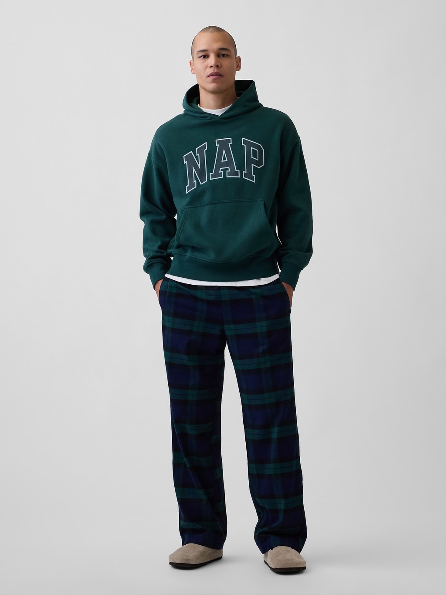 Green Vintage Soft NAP Logo Hoodie - Image 2 of 5