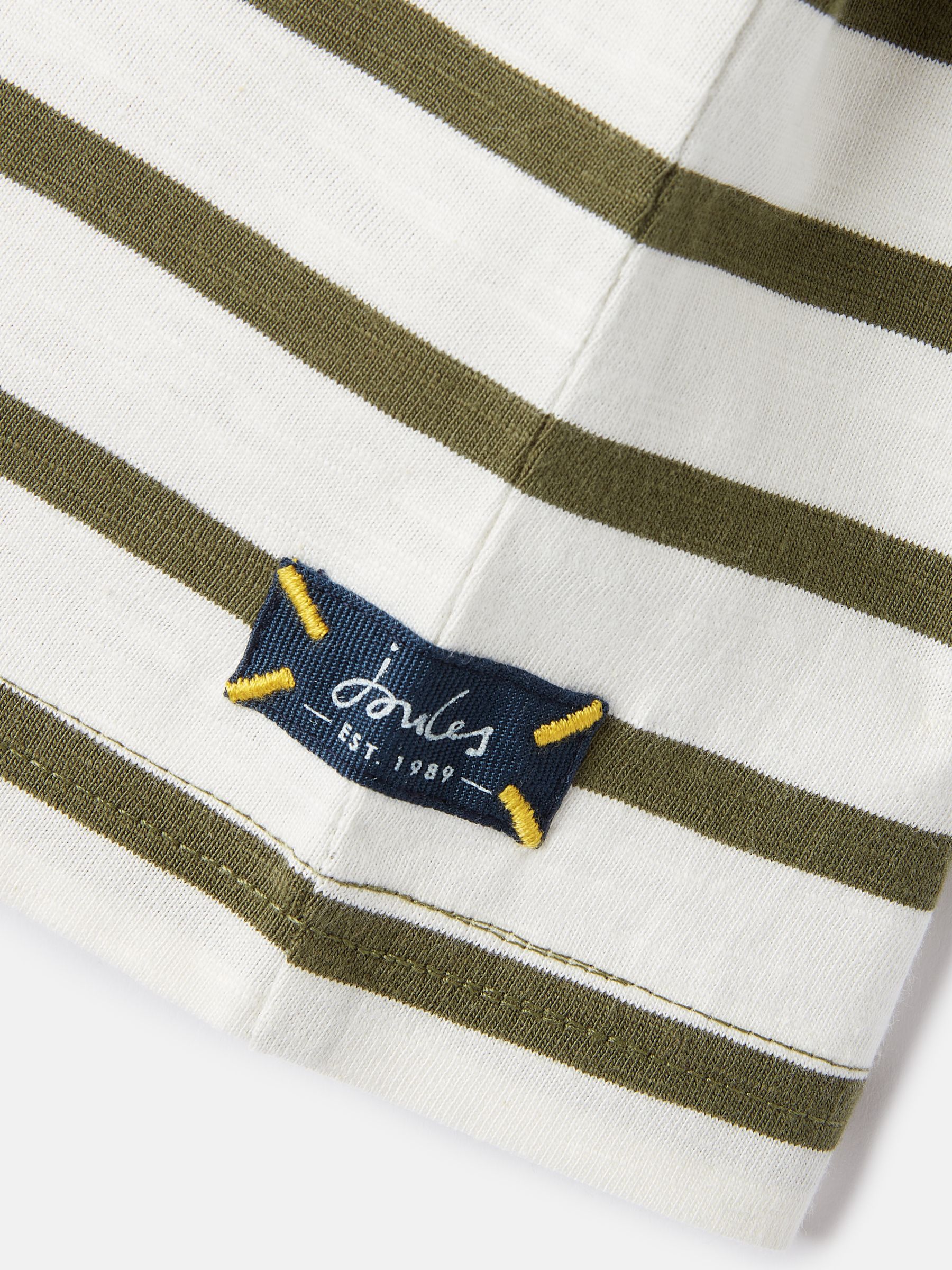 Green/White Striped Long Sleeve Top - Image 5 of 6