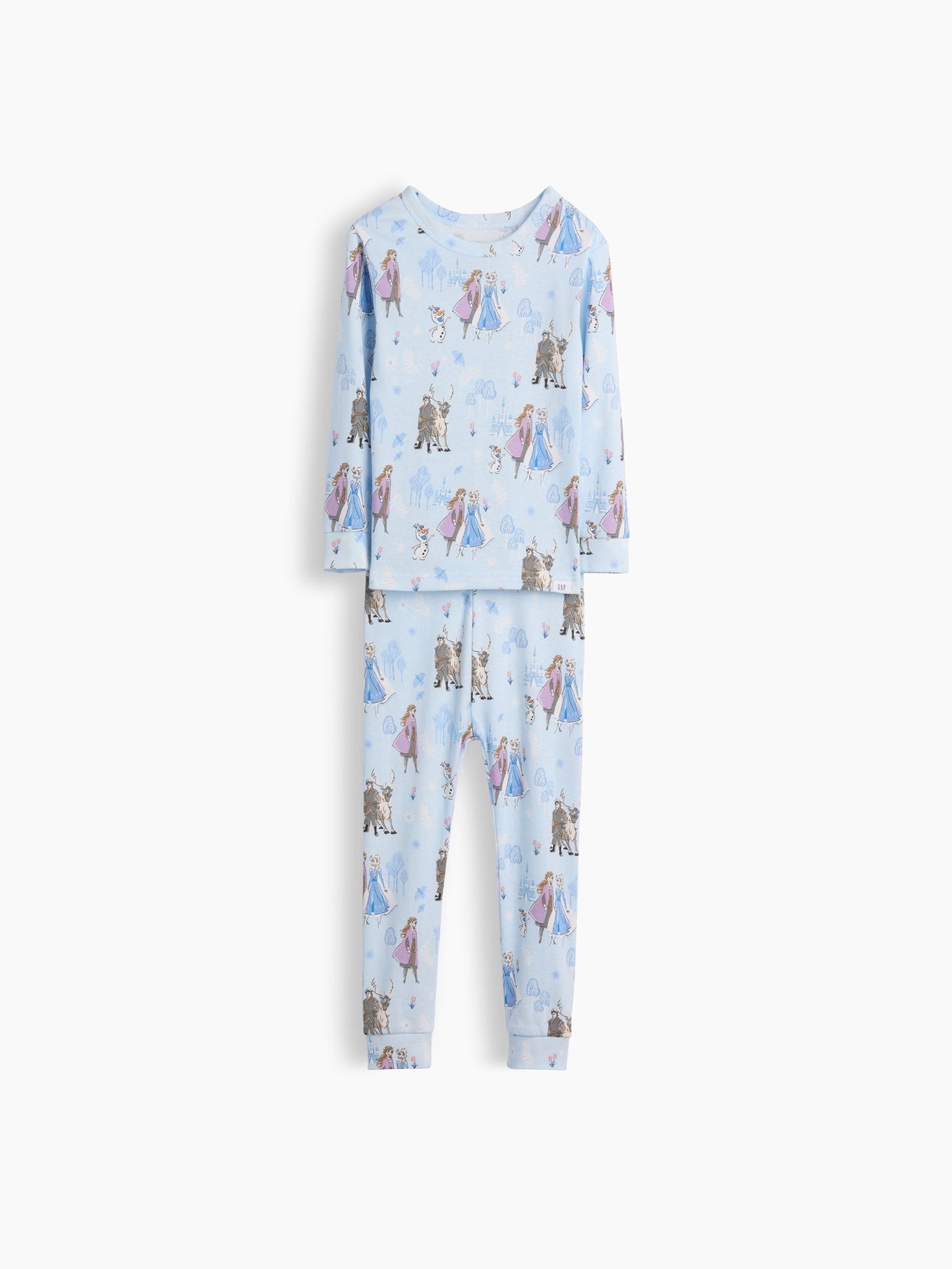 Blue Frozen Christmas Dog Print Pyjamas Set - Image 1 of 2