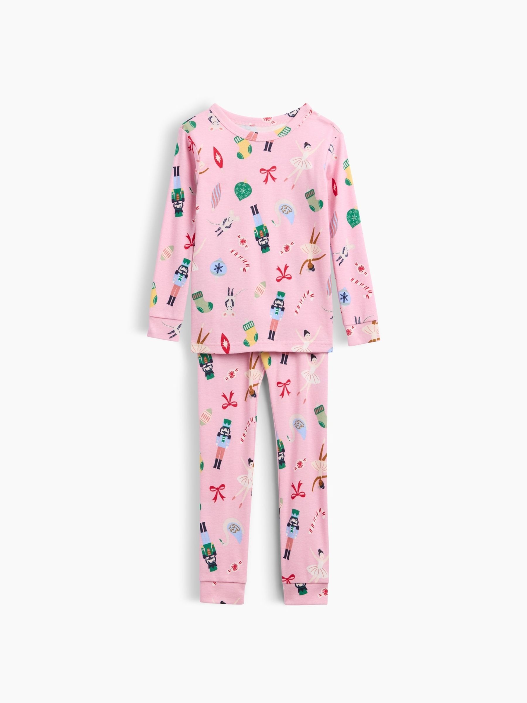 Pink Nutcracker Print Pyjamas Set - Image 2 of 4