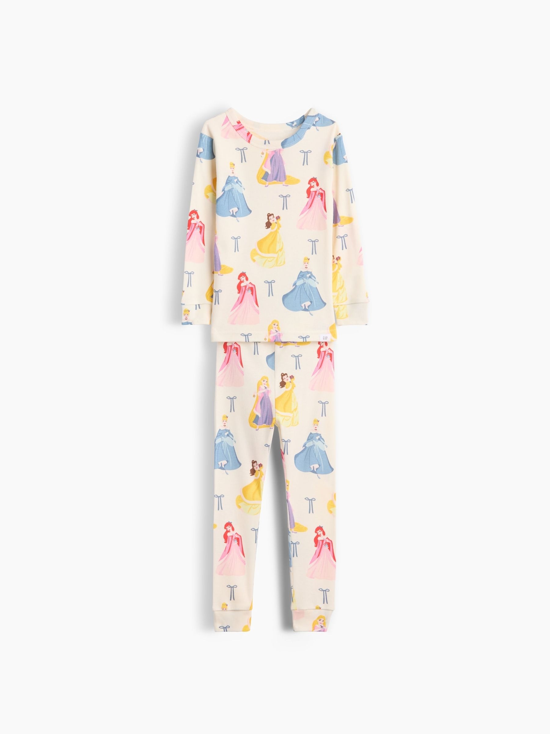 Cream Disney Princesses Christmas Dog Print Pyjamas Set - Image 1 of 2 Cream Disney Princesses Christmas Dog Print Pyjamas Set - Image 1 of 2