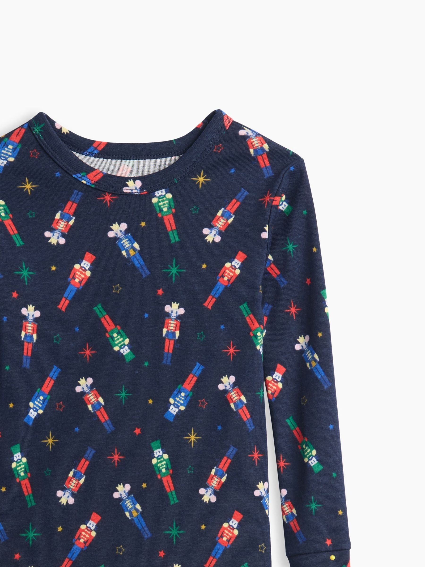 Navy Nutcracker Print Pyjamas Set - Image 3 of 3