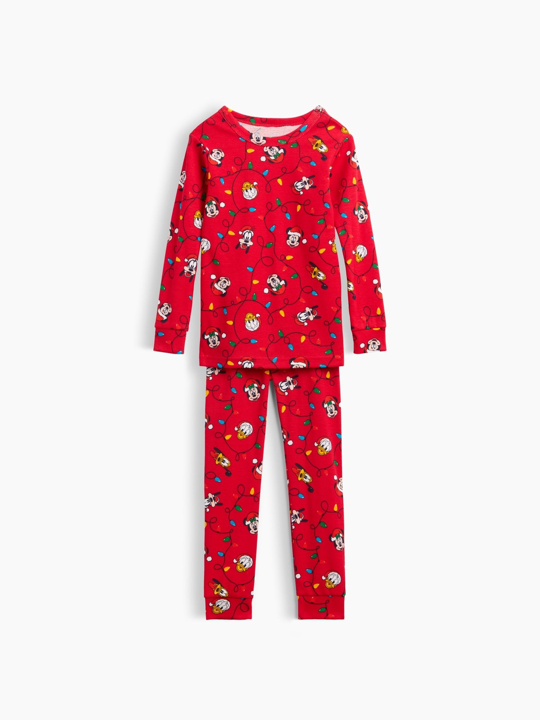 Red Disney Christmas Pyjamas Set - Image 1 of 3 Red Disney Christmas Pyjamas Set - Image 1 of 3