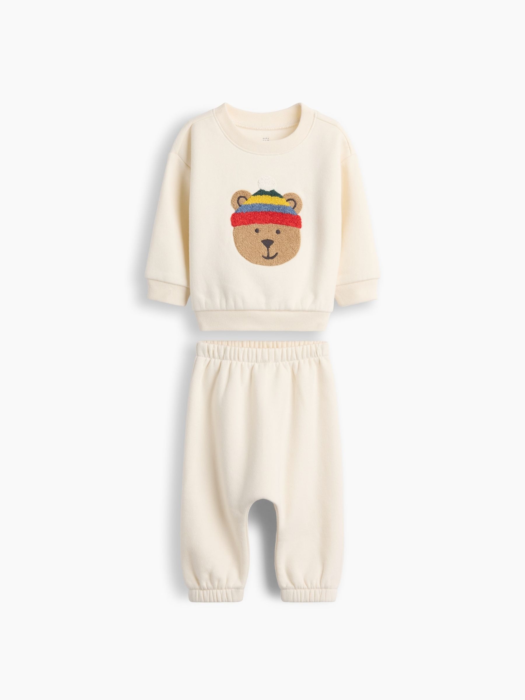 Cream Vintage Soft Brannan Bear Sweat Set - Image 1 of 2