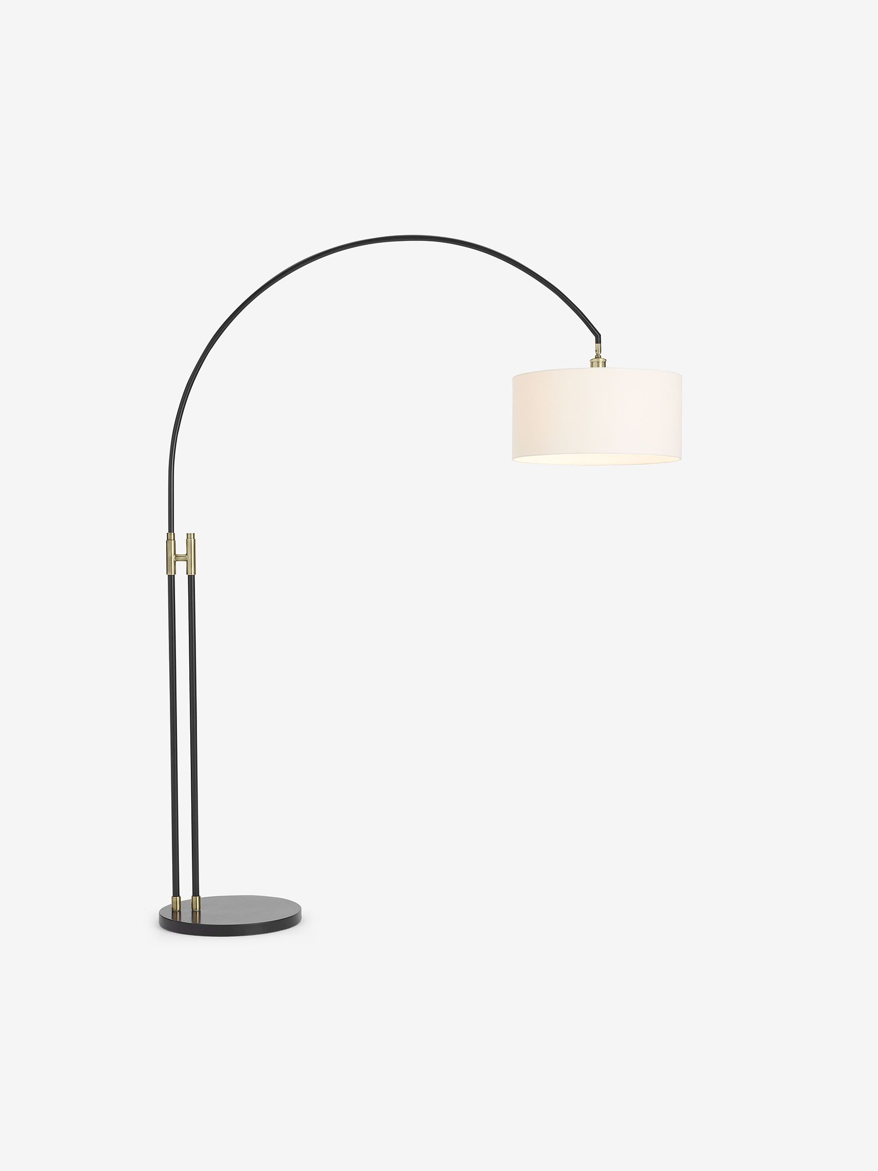 Teo Arch Floor Lamp in Brass - Image 2 of 4