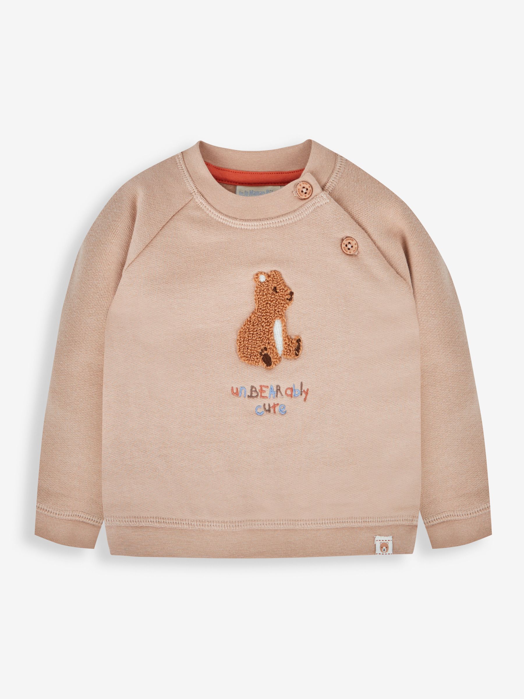 Stone Bear Appliqué Sweatshirt & Cosy Trousers Set - Image 2 of 5