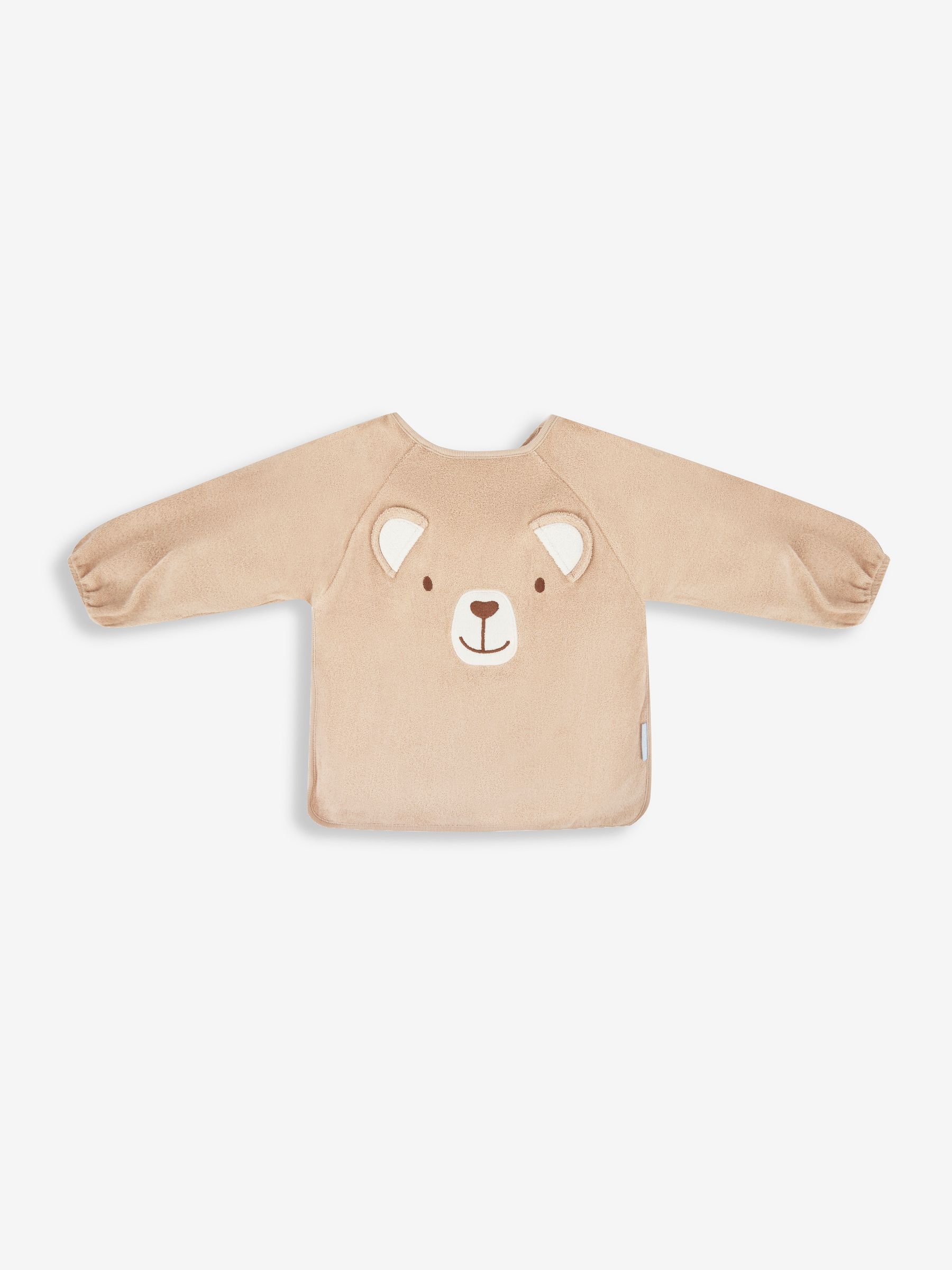 Natural Bear Towelling Bib - Image 2 of 3