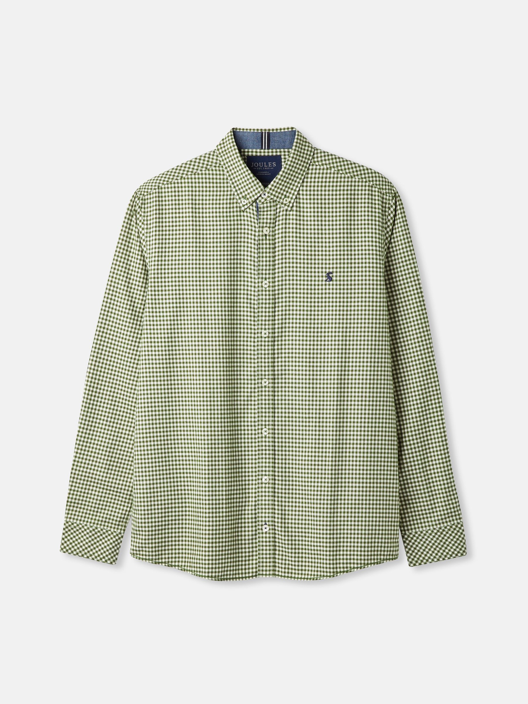 Fletcher Green Brushed Cotton Gingham Shirt - Image 8 of 8