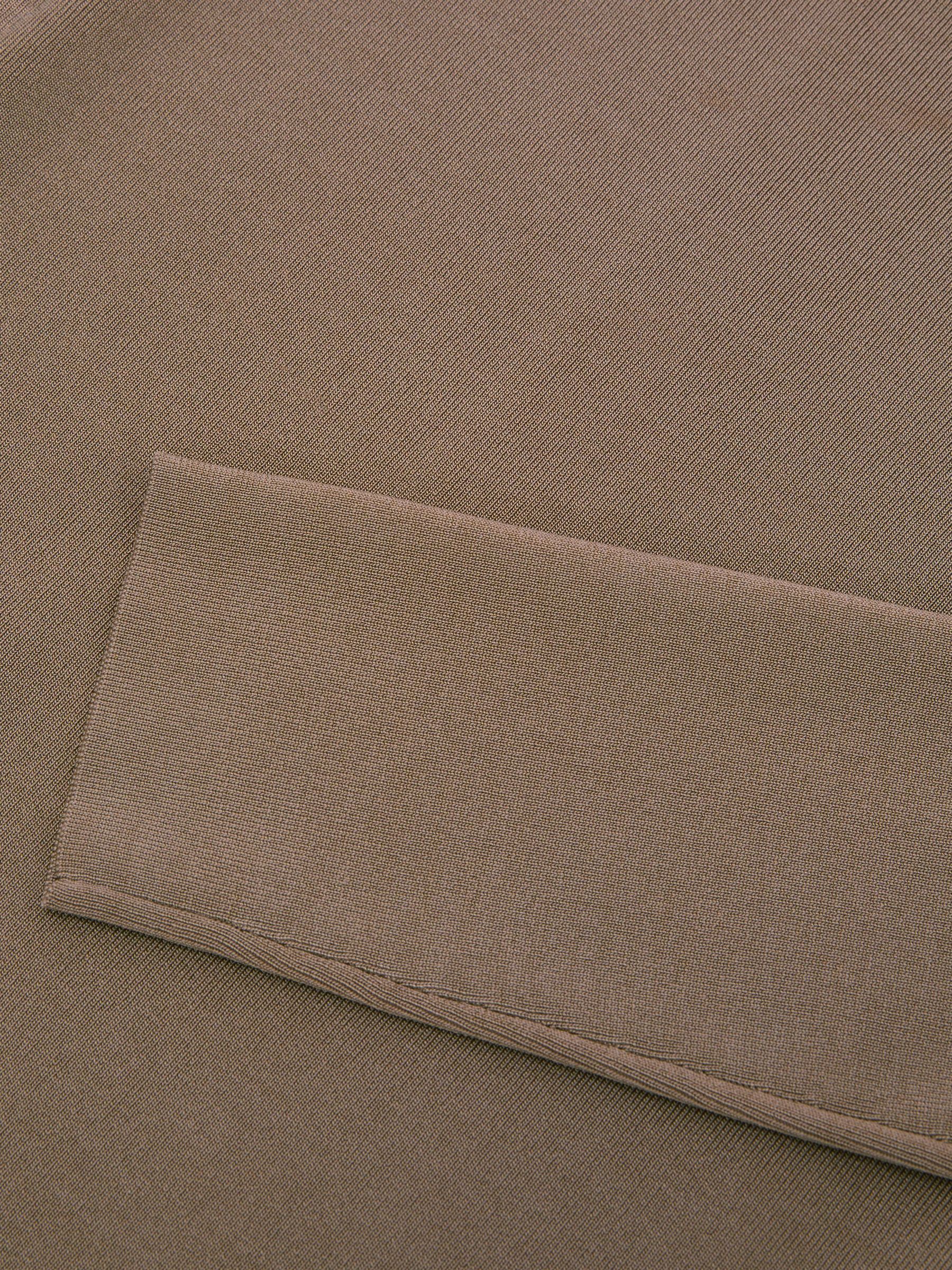 Atelier Silk-Blend Jersey Long-Sleeve Bodysuit in Taupe - Image 6 of 6