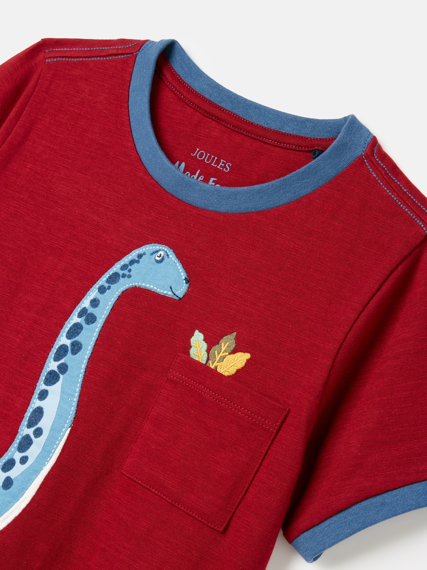 Archie Red Dinosaur Artwork T-Shirt - Image 3 of 4