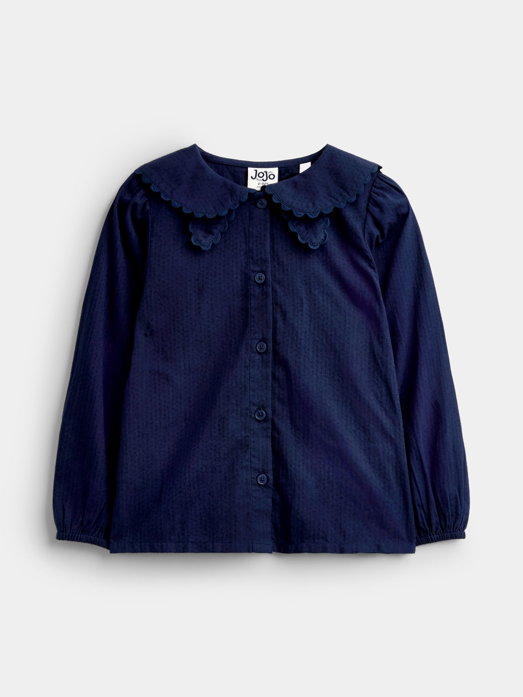 Blue & Red Tartan Check Skort & Dobby Blouse Set - Image 2 of 7
