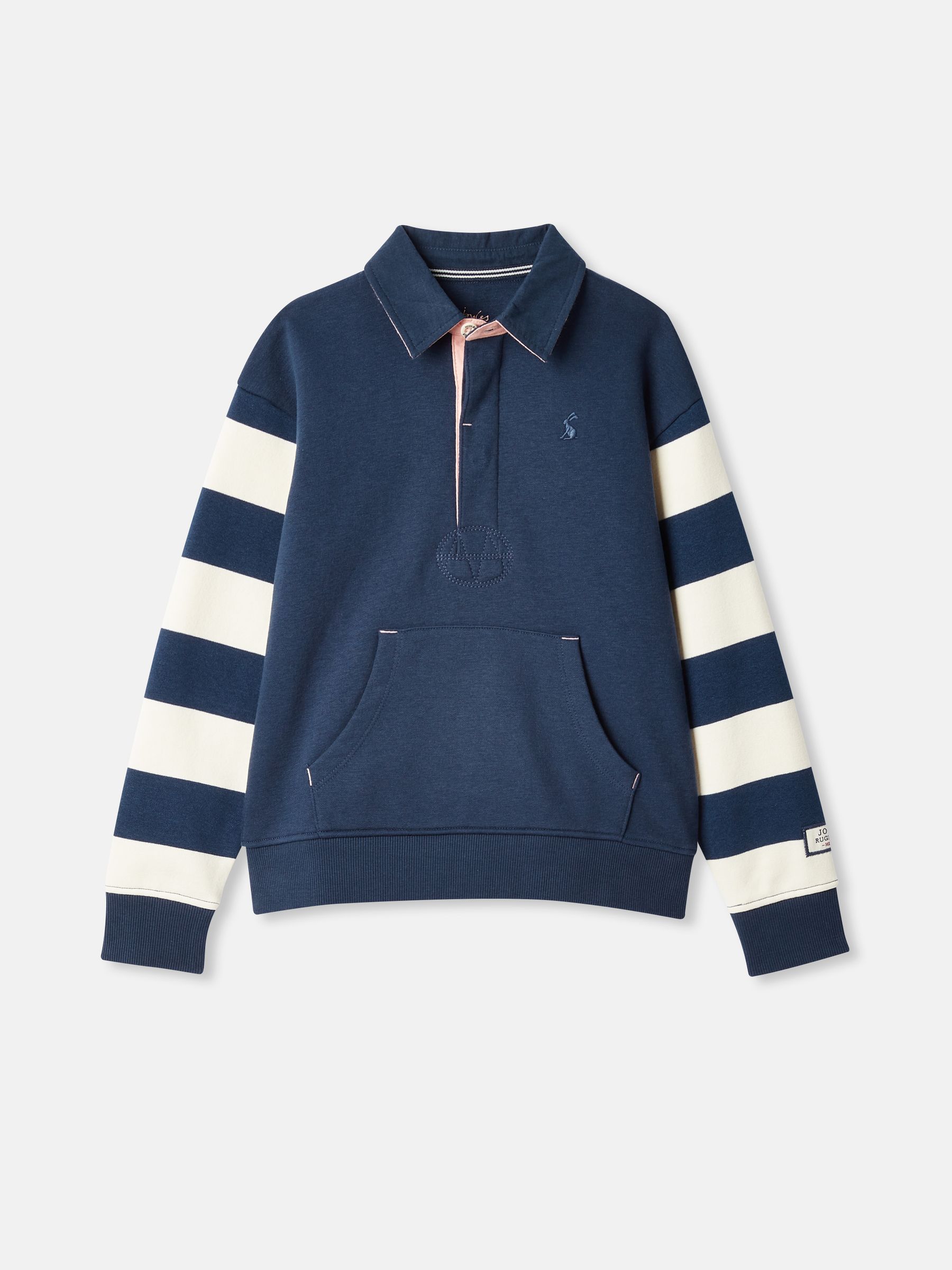 Try Cream/Navy Rugby Sweatshirt - Image 1 of 6