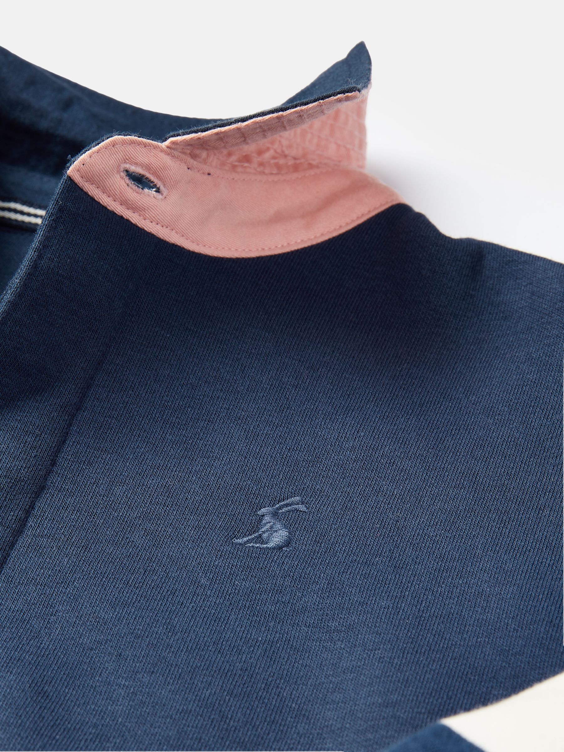 Try Cream/Navy Rugby Sweatshirt - Image 4 of 6