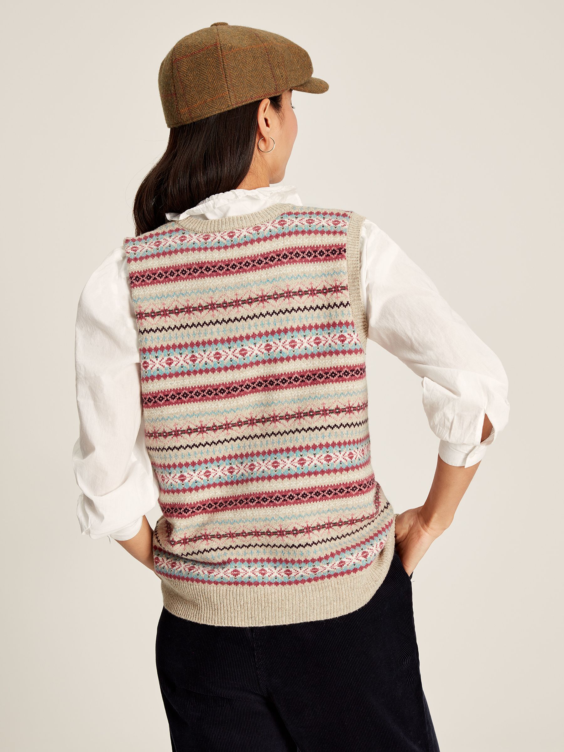 Islay Oatmeal Fair Isle Vest - Image 2 of 6