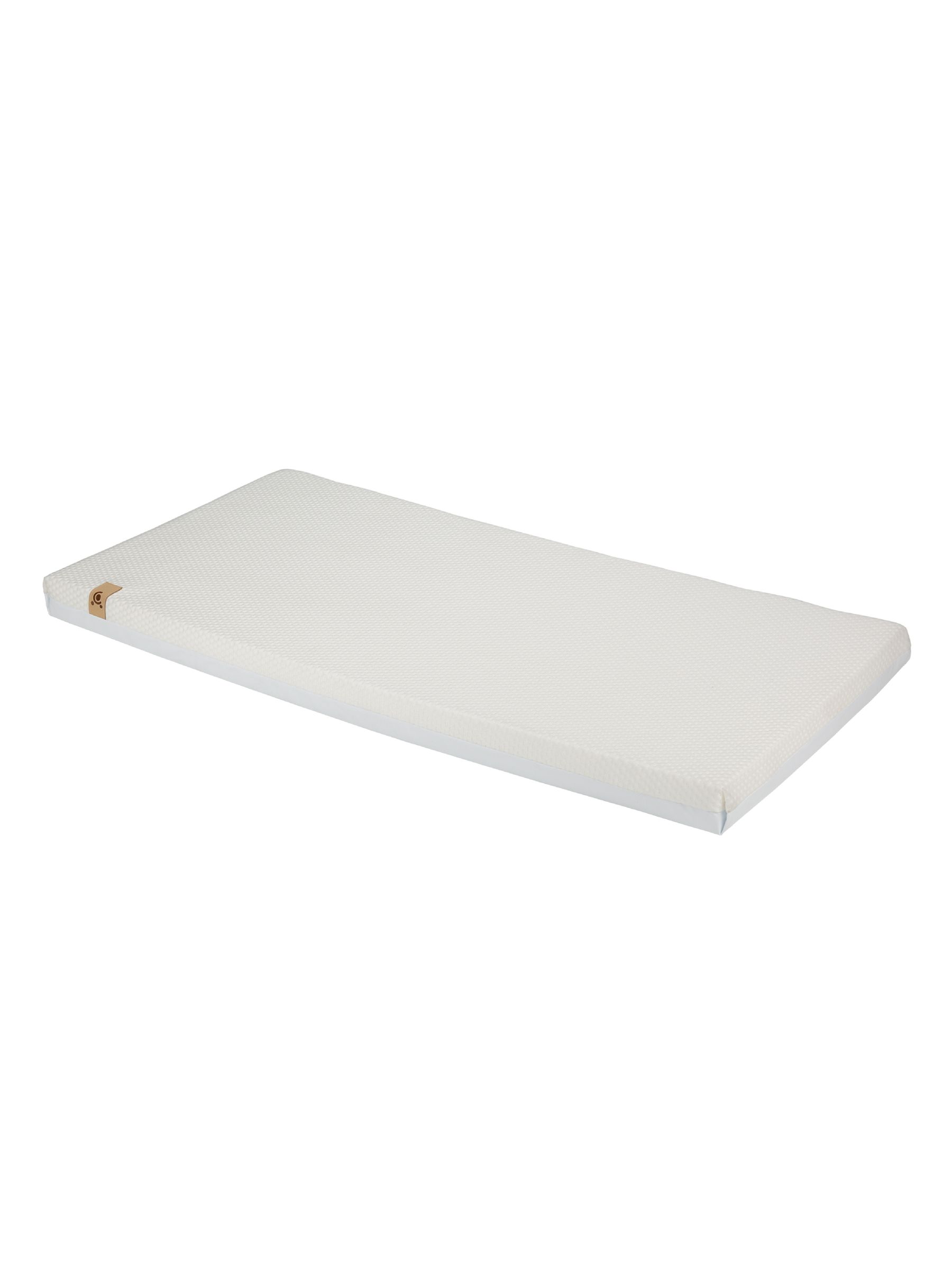 CuddleCo Grey Juliet Cot Bed with Mother and Baby Rose Gold Sprung Mattress - Image 6 of 7