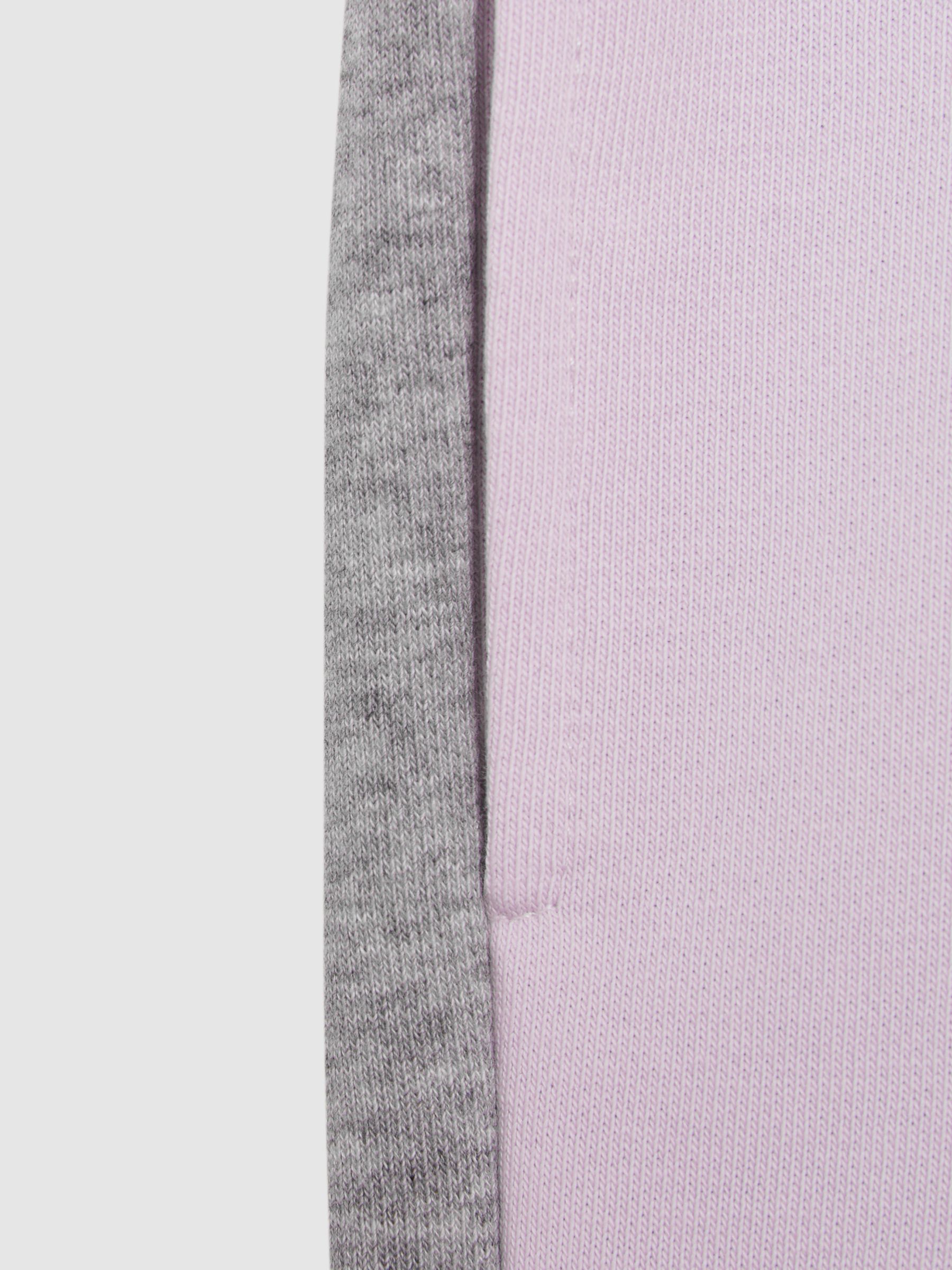 4-9 yrs Side Stripe Drawstring Joggers in Lilac - Image 5 of 5