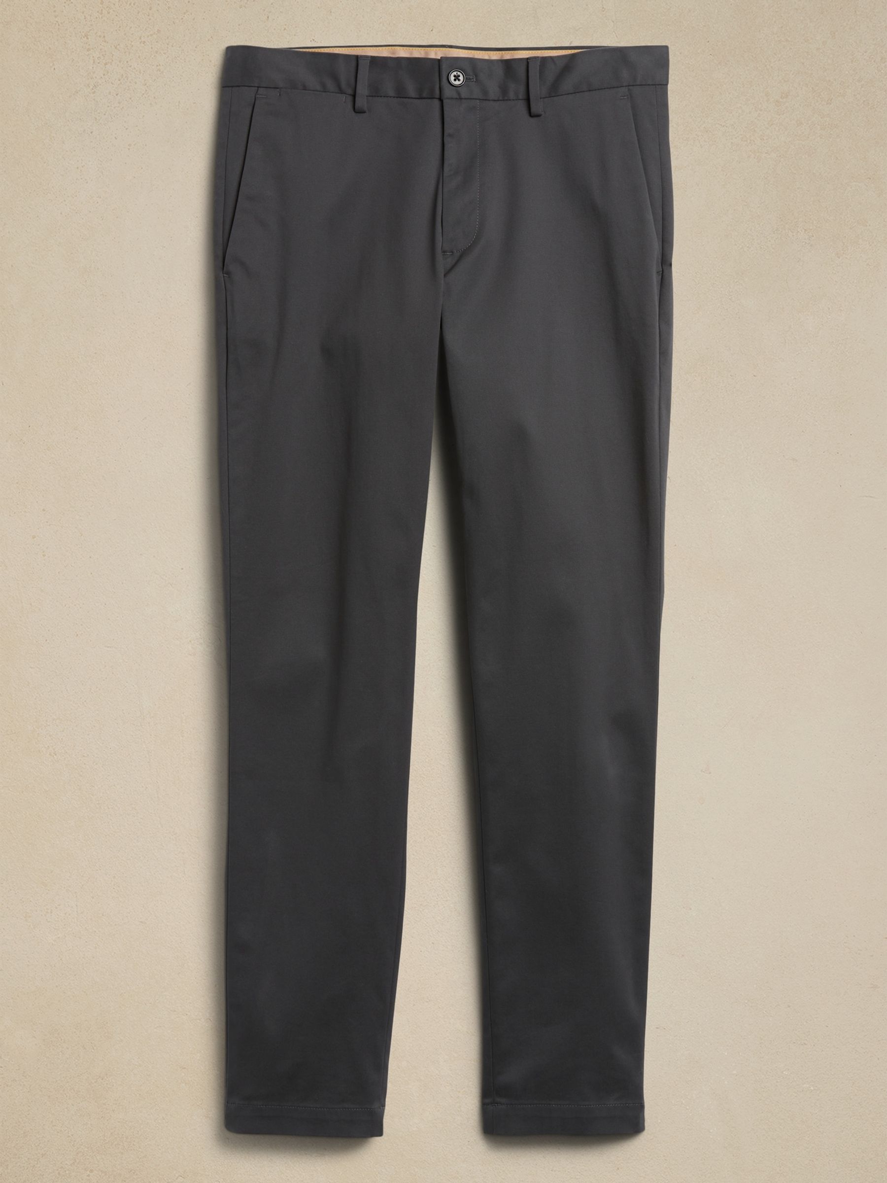 Banana Republic Dark Grey Slim Rapid Movement Chino | Gap
