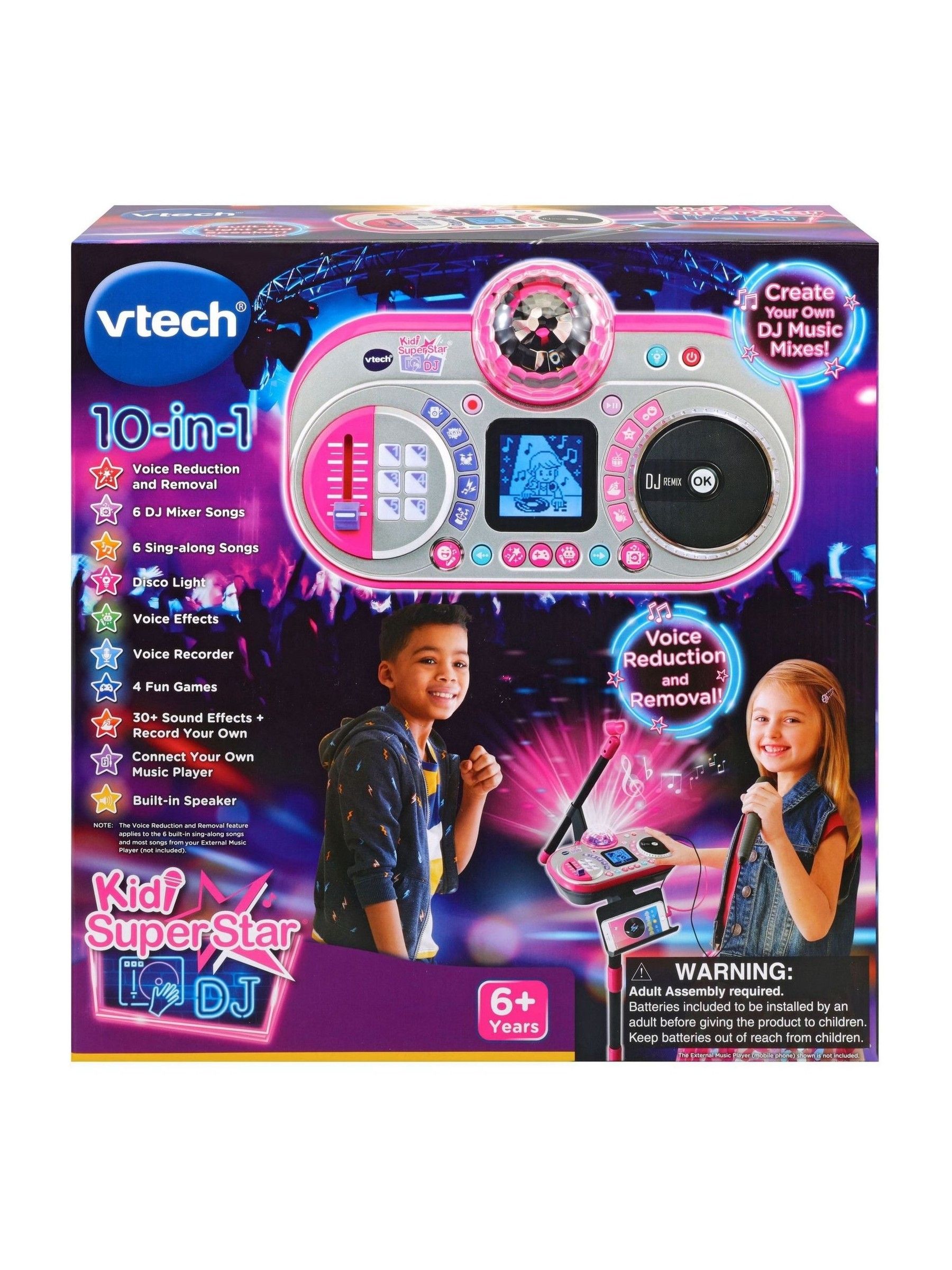 VTech Kidi Star DJミキサー、ピンク VTech Kidi Star DJミキサー