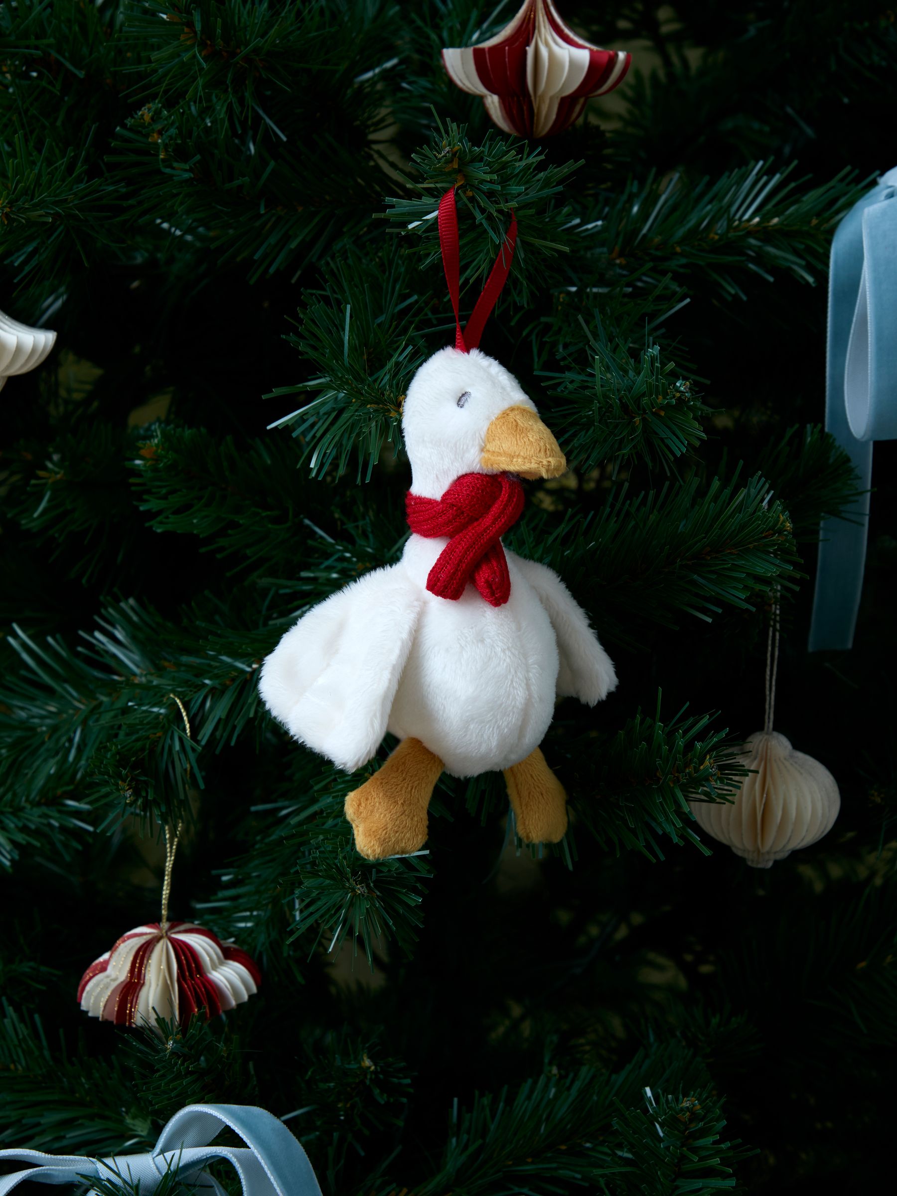 Christmas Goose Christmas Wooden Tree Decoration - Image 1 of 4