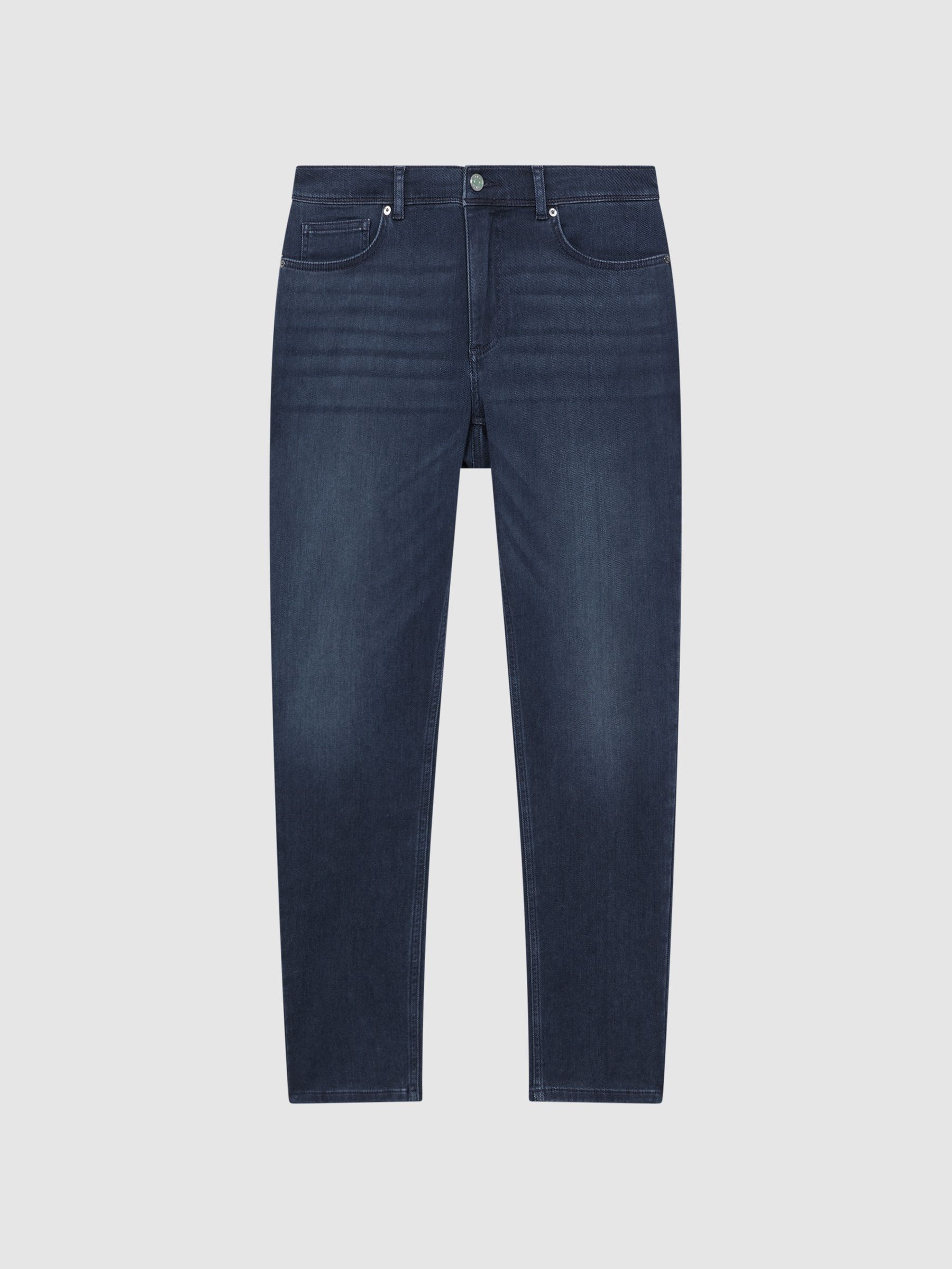 Slim Fit Mid Rise Jeans in Indigo - Image 2 of 5
