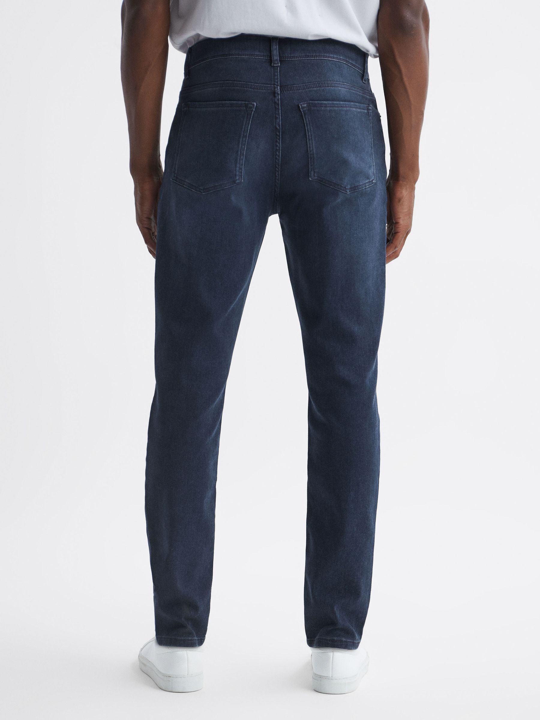 Slim Fit Mid Rise Jeans in Indigo - Image 5 of 5