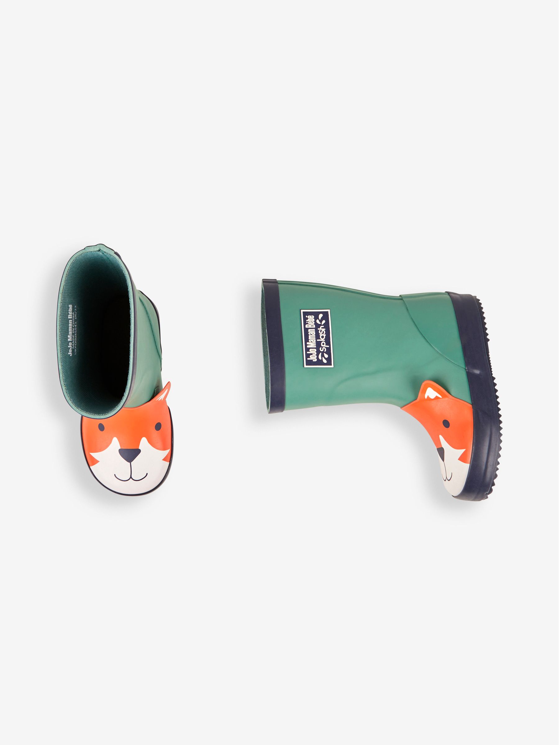Khaki Kids' Fox Wellies - Image 3 of 4