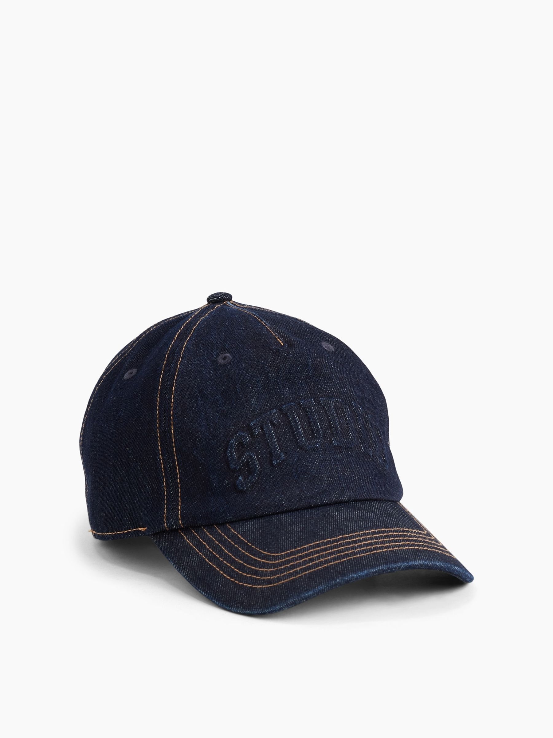 GapStudio Dark Wash Logo Baseball Cap - Image 3 of 7