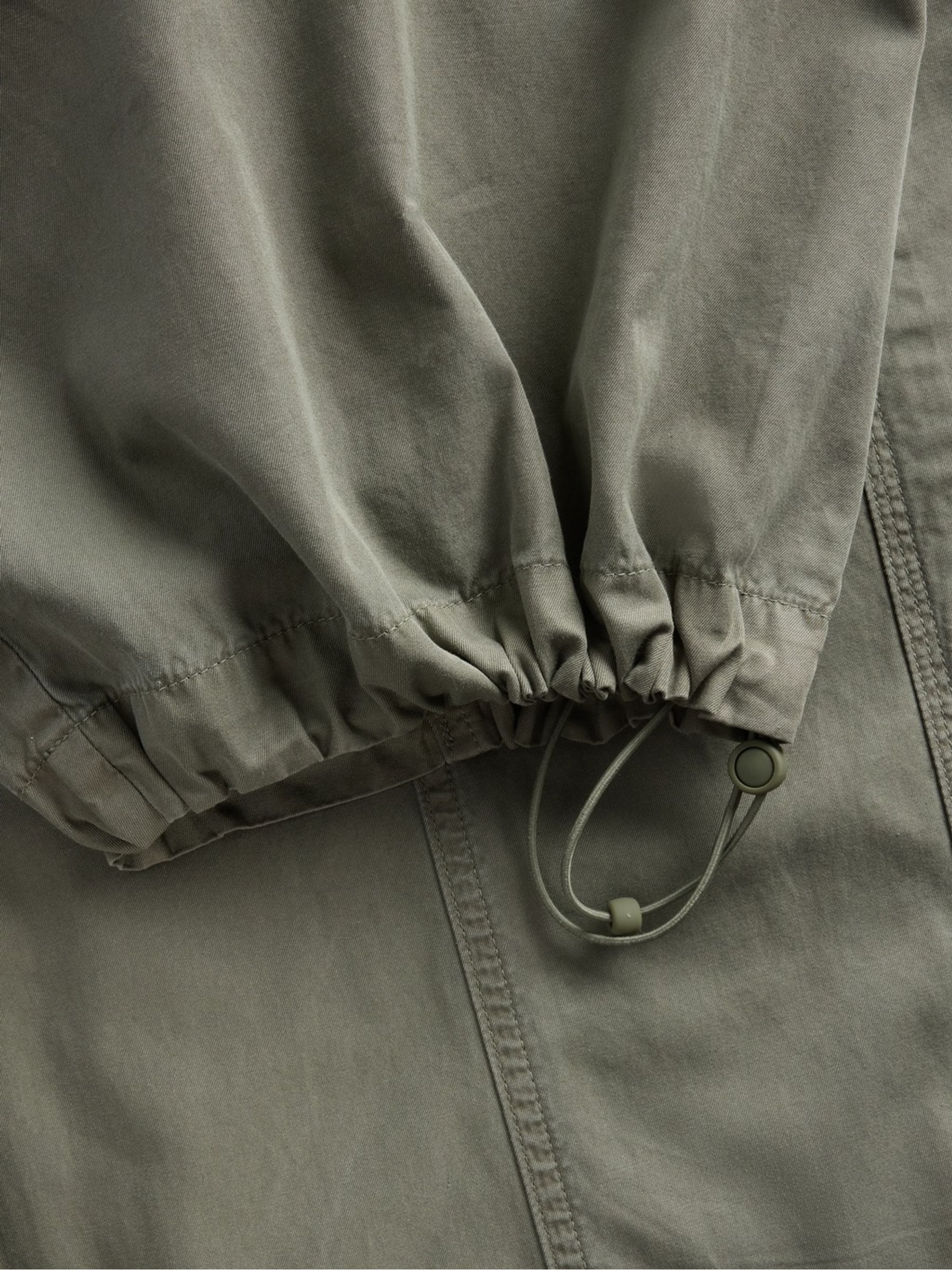 GapStudio Green Pleated Parachute Trousers - Image 7 of 8