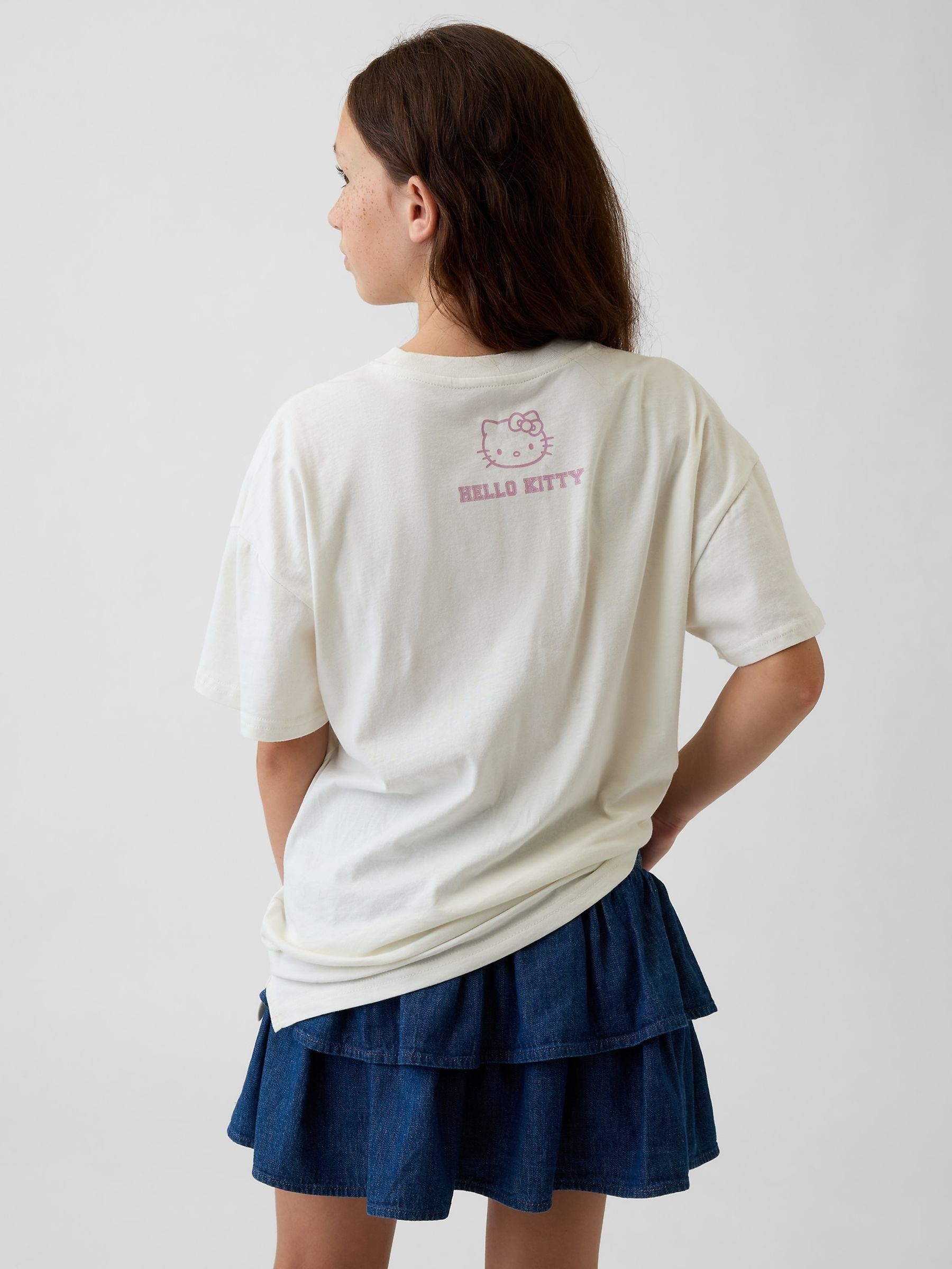 White Oversized Boxy Graphic T-Shirt - Image 2 of 5