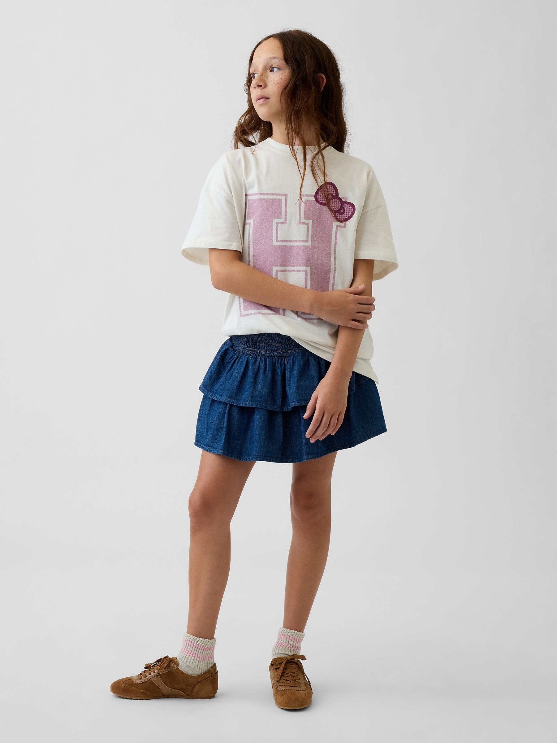White Oversized Boxy Graphic T-Shirt - Image 3 of 5