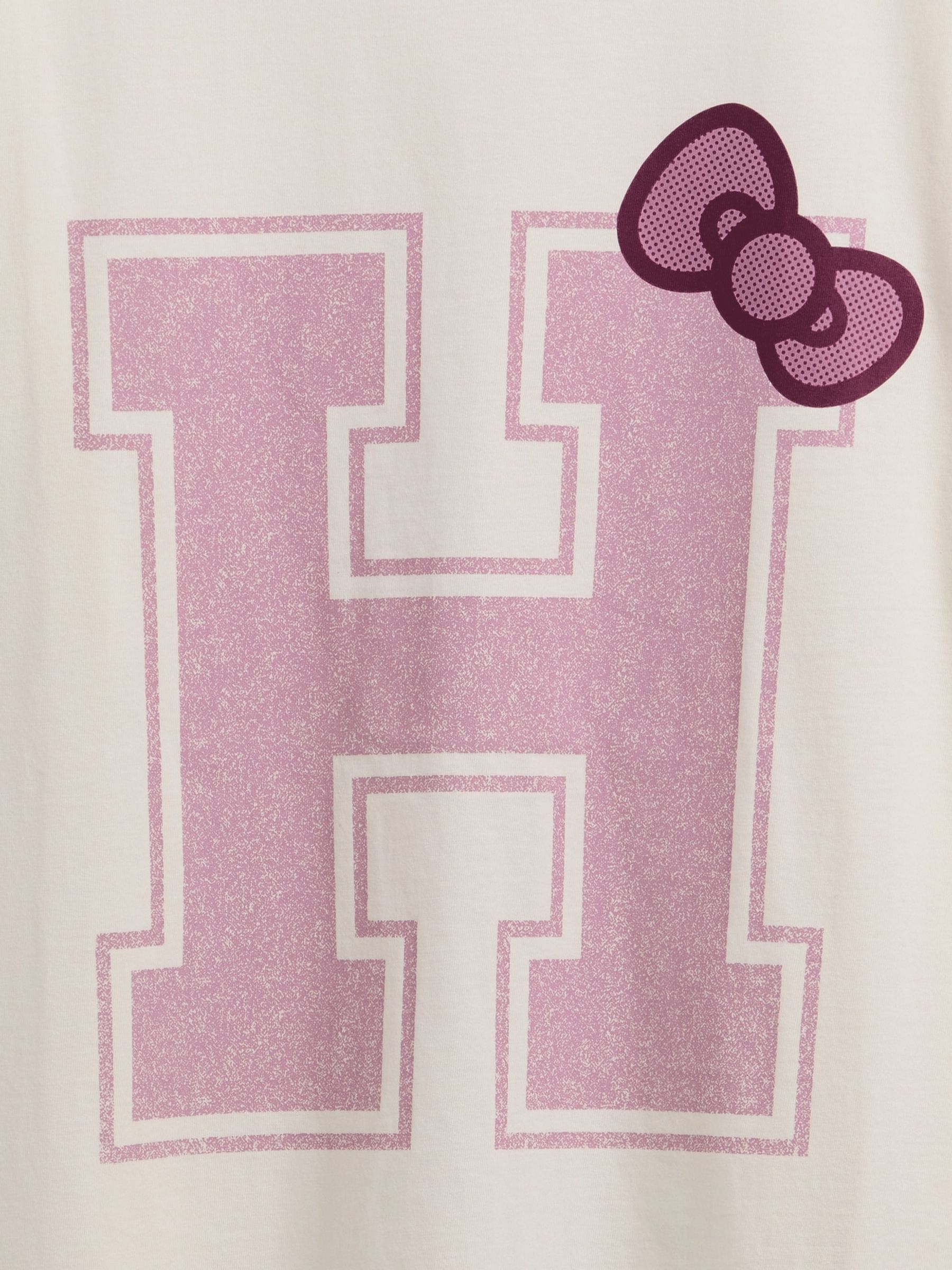 White Oversized Boxy Graphic T-Shirt - Image 5 of 5