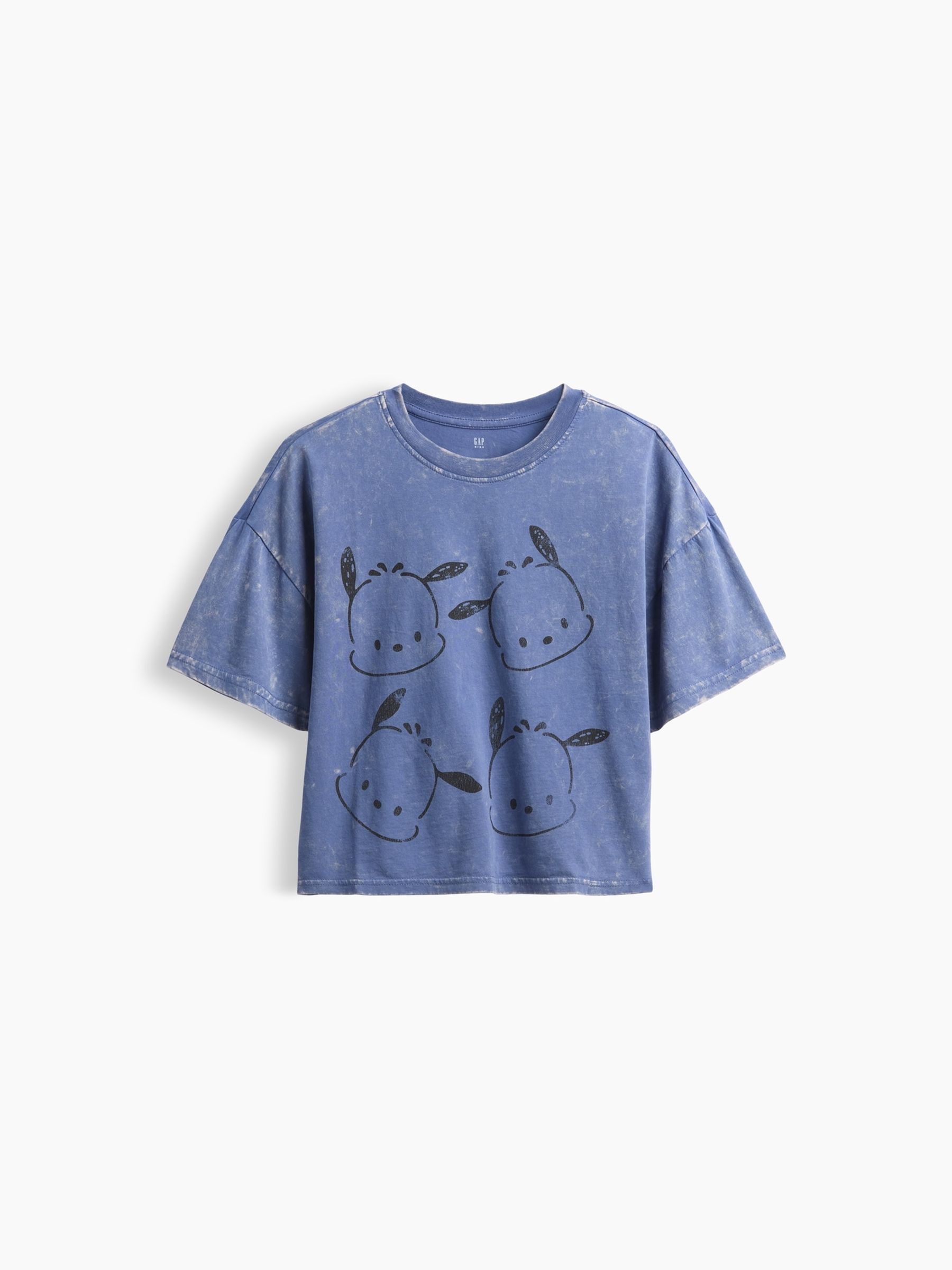 Blue Pochacco Oversized Boxy Graphic T-Shirt - Image 4 of 5